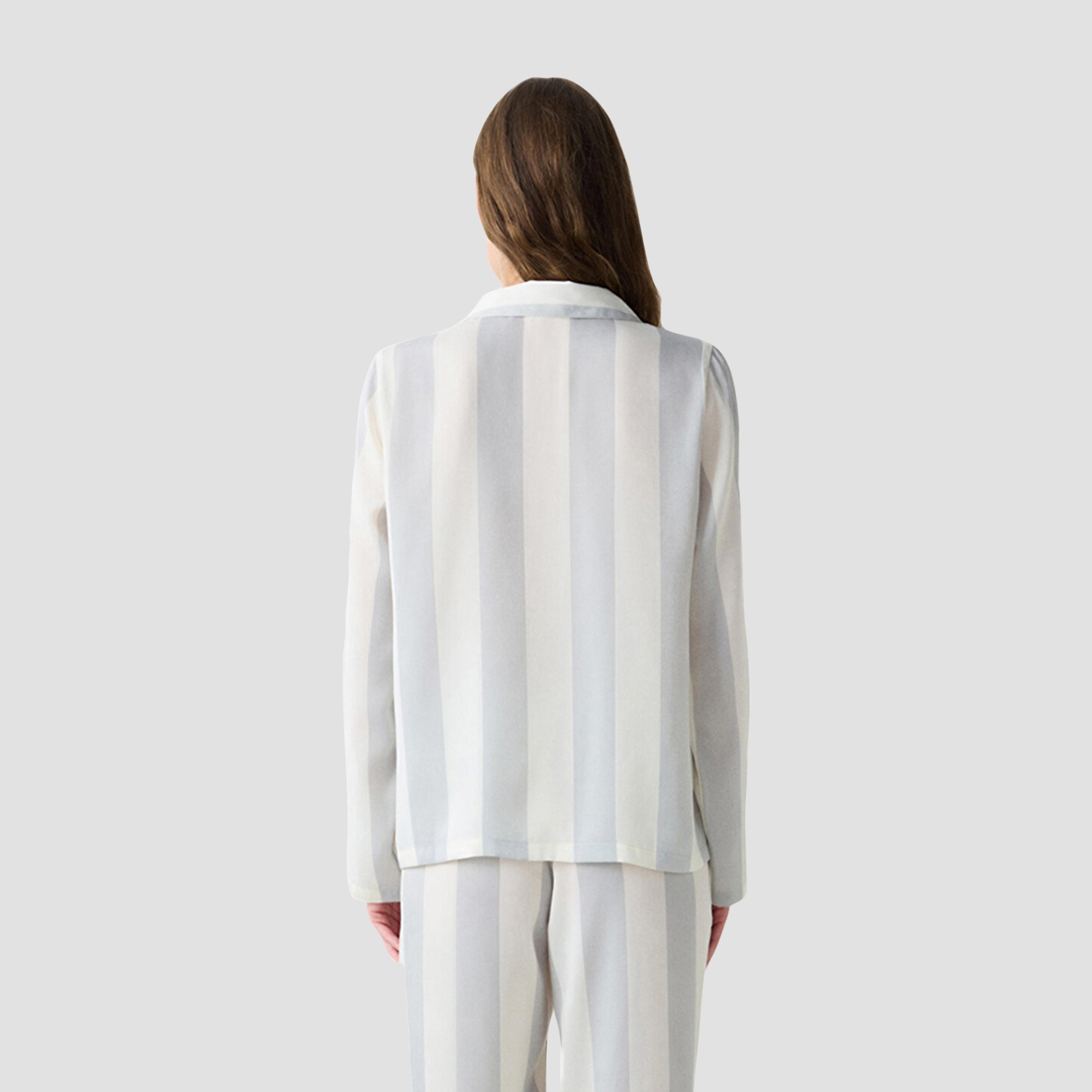 Penti Striped Women's Shirt and Pyjama Set-women-clothing-nightwear-pyjamas-longsets-image-4