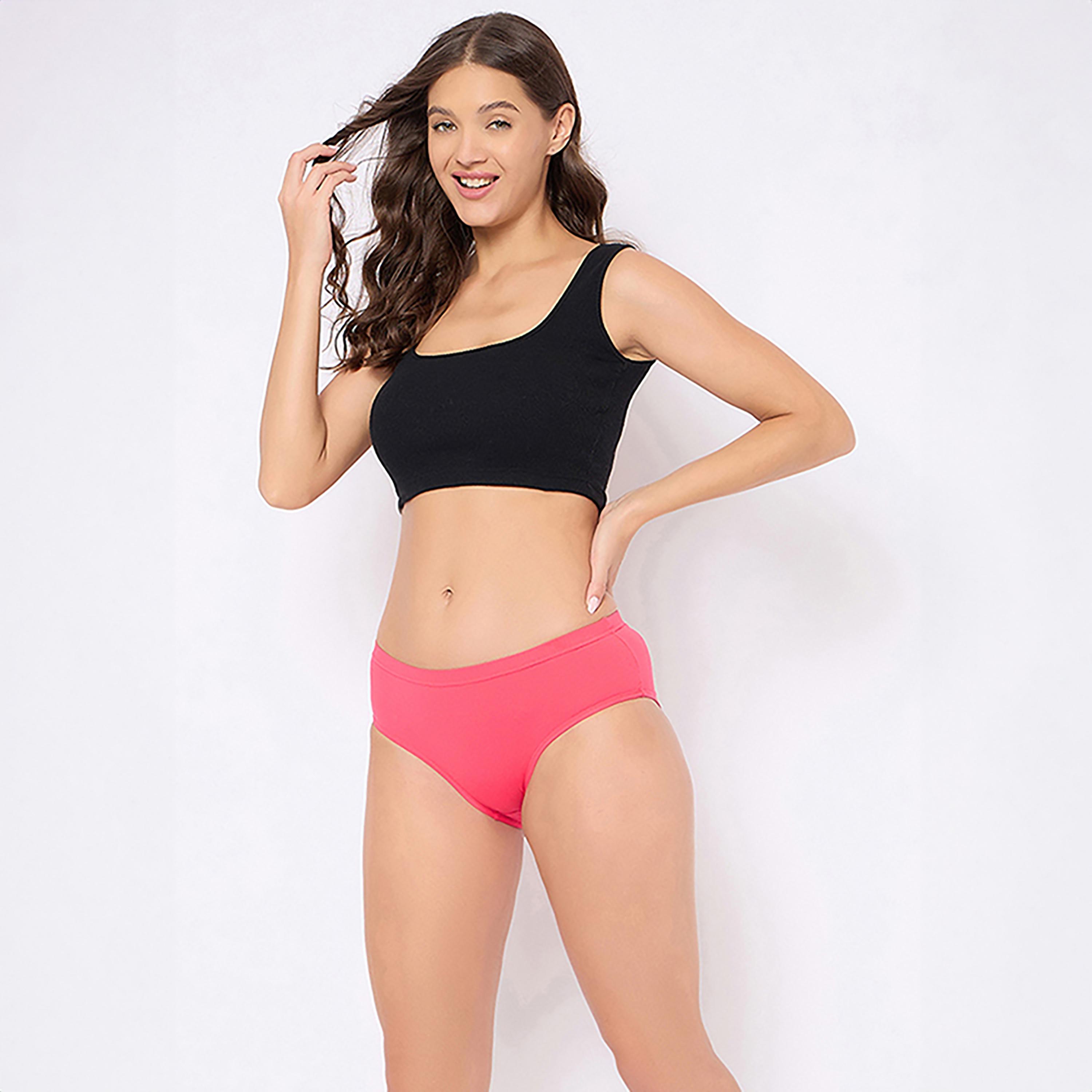 Clovia Pack of 3 Mid-Waist Women's Hipster Panties with Inner Elastic - Cotton-women-clothing-lingerie-panties-image-8