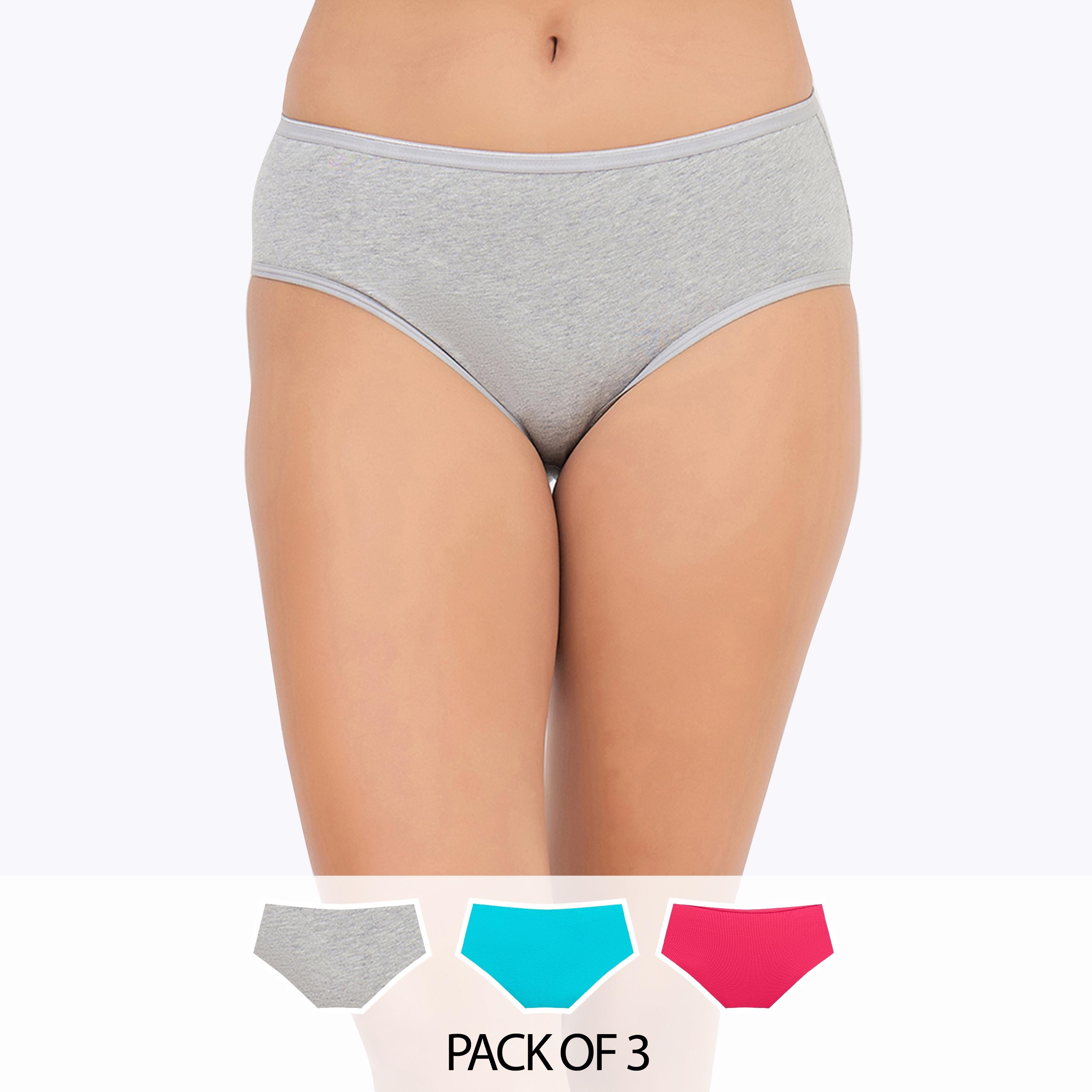 Clovia Pack of 3 Mid Waist Graphic Print Women's Hipster Panties - Cotton-women-clothing-lingerie-panties-image-1