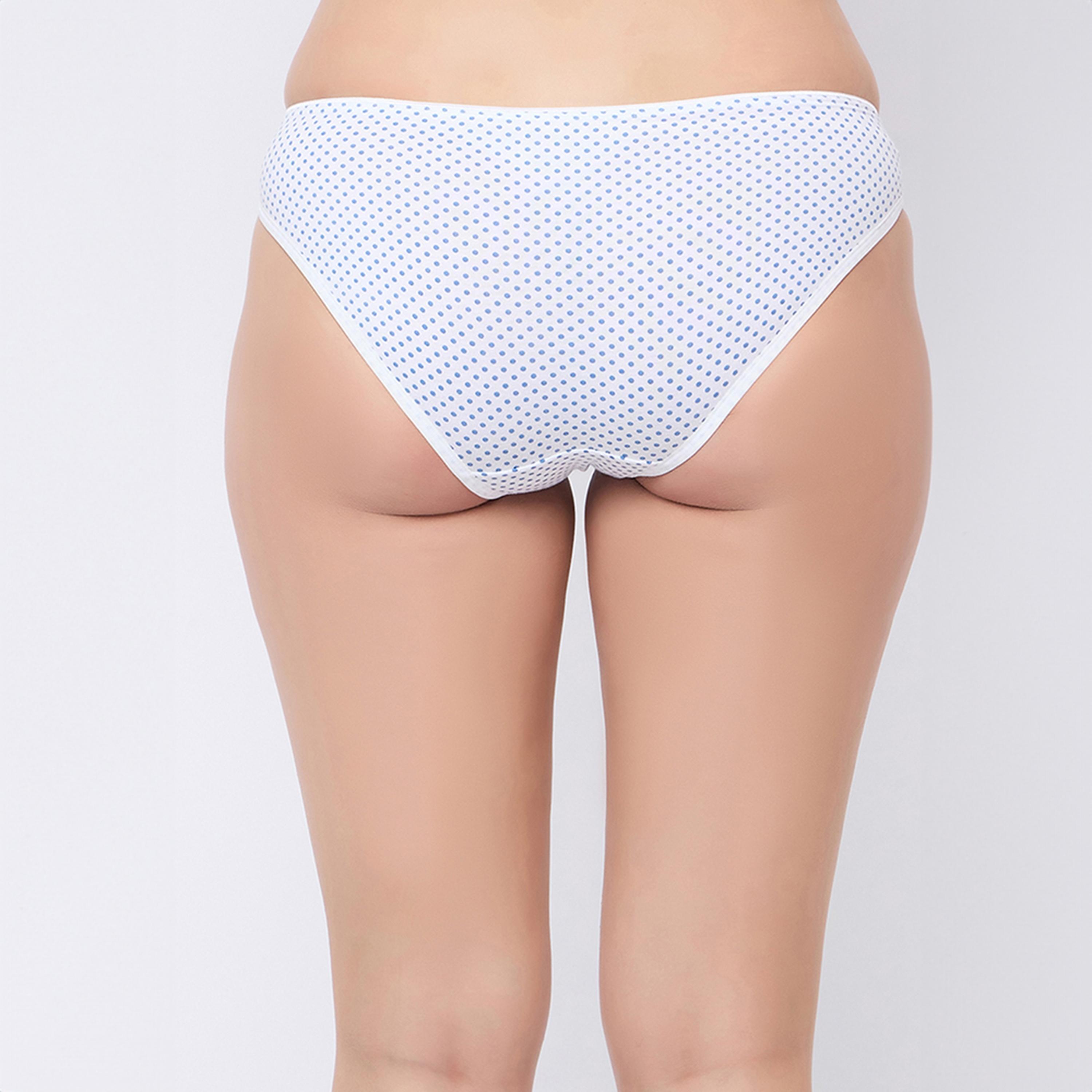 عبوة 3 سراويل بيكيني بخصر منخفض وطبعة - قطن من كلوفيا-women-clothing-lingerie-panties-image-5