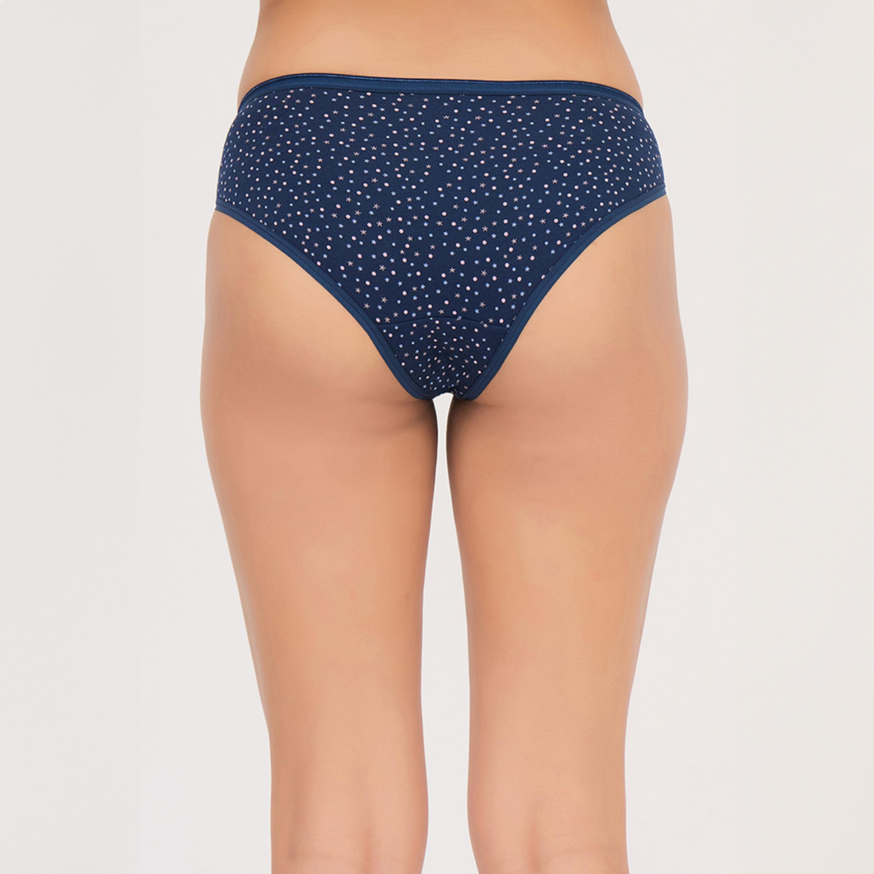 مجموعة من 3 قطع بيكيني داخلية نسائية بخصر منخفض من كلوفيا - قطن-women-clothing-lingerie-panties-image-2