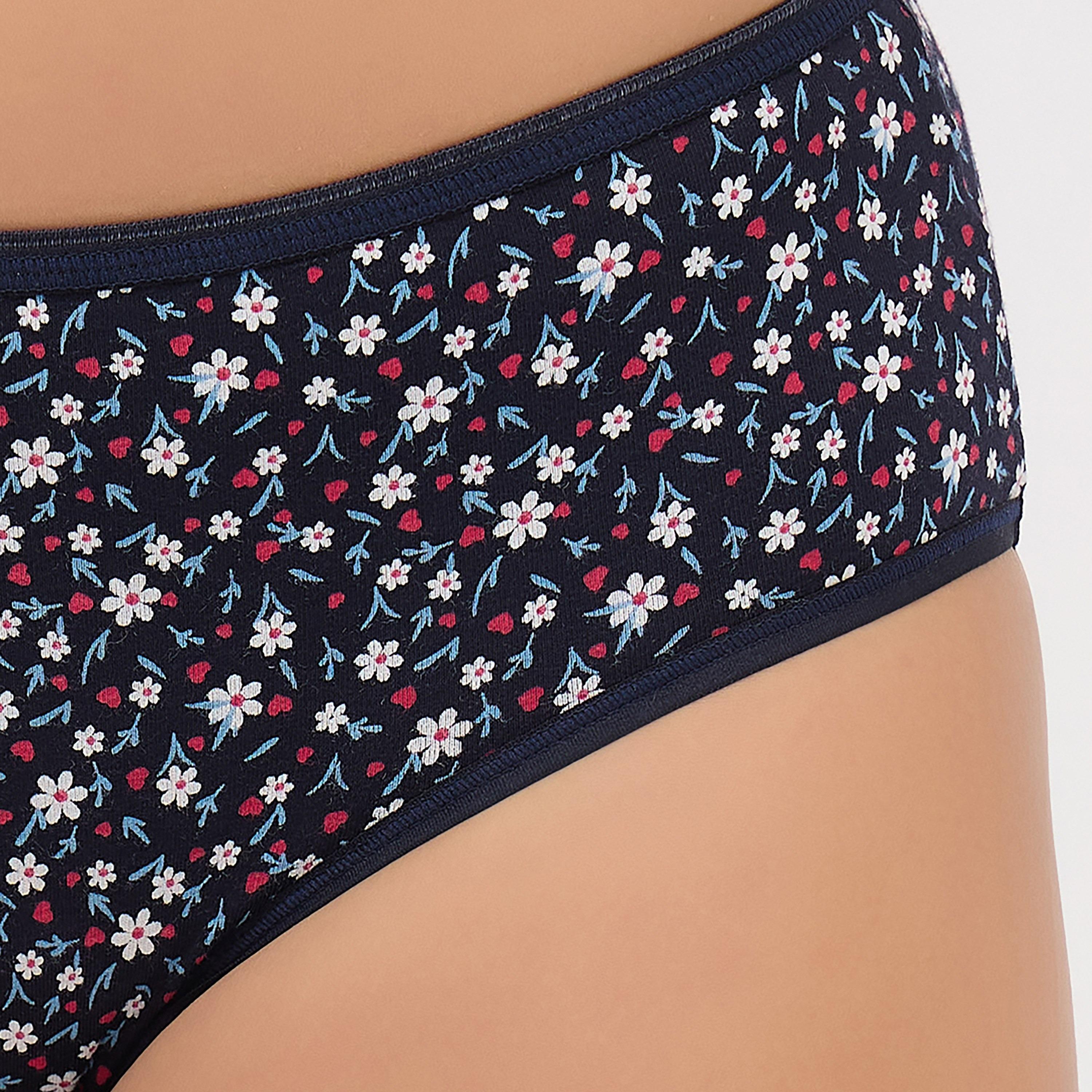 عبوة 3 سراويل هيجستر بخصر متوسط - قطن من كلوفيا-women-clothing-lingerie-panties-image-4