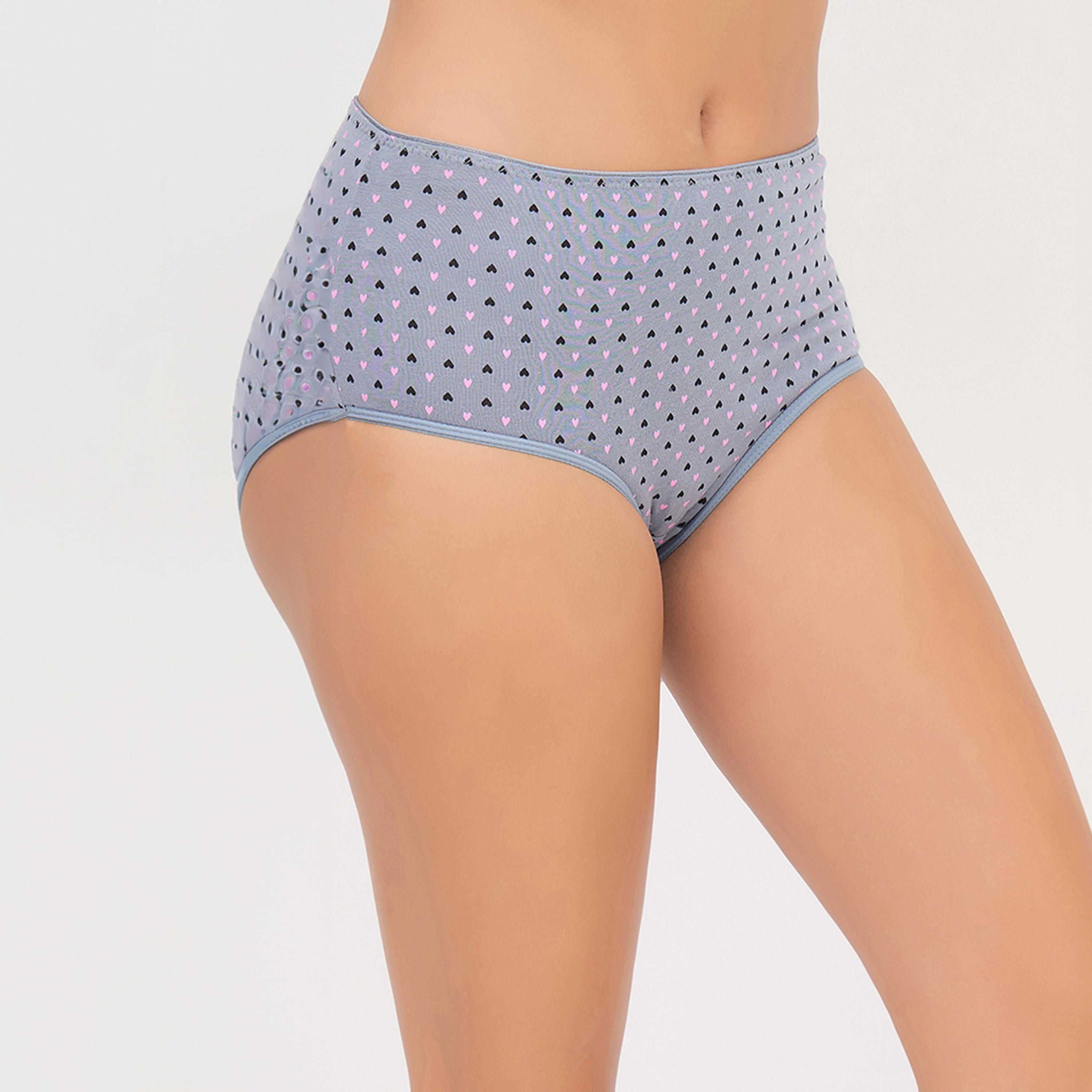 Clovia Pack of 3 High Waist Women's Hipster Panties - Cotton-women-clothing-lingerie-panties-image-2