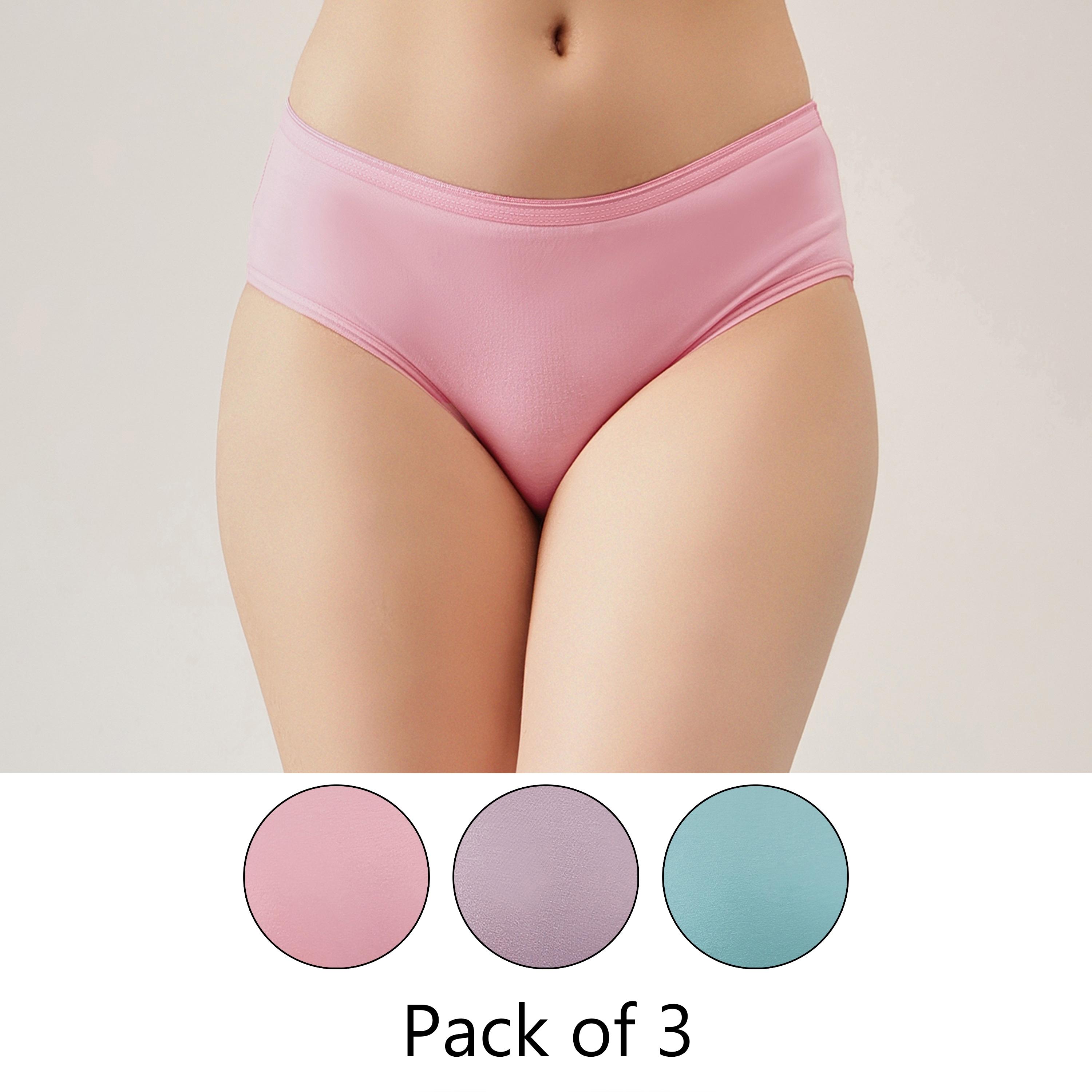Clovia Pack of 3 Mid Waist Hipster Women's Panties - Cotton-women-clothing-lingerie-panties-image-1