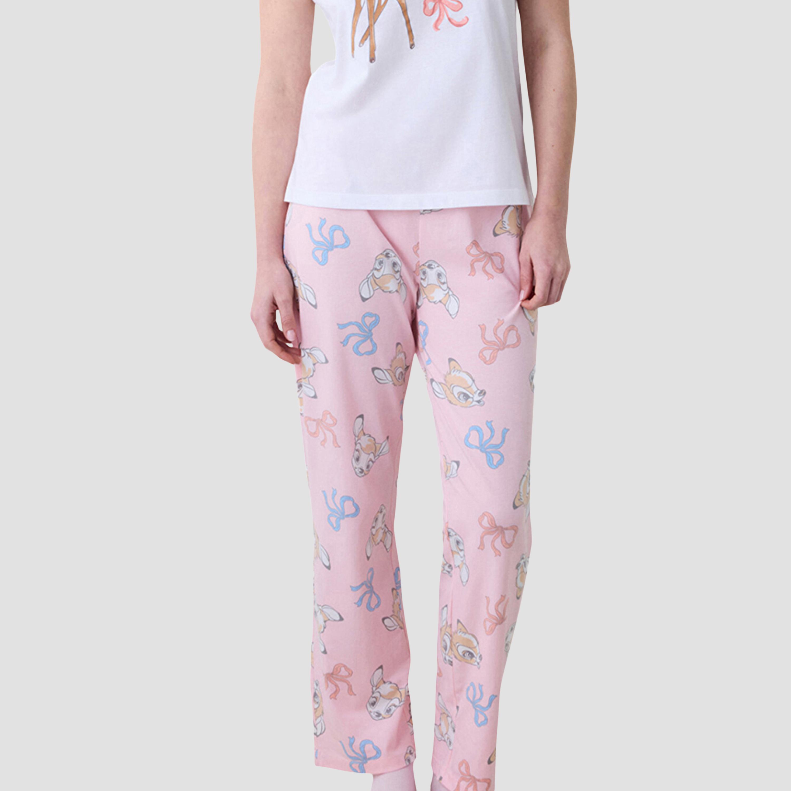 Penti Graphic Print Women's T-Shirt and Pyjama Set-women-clothing-nightwear-pyjamas-longsets-image-3