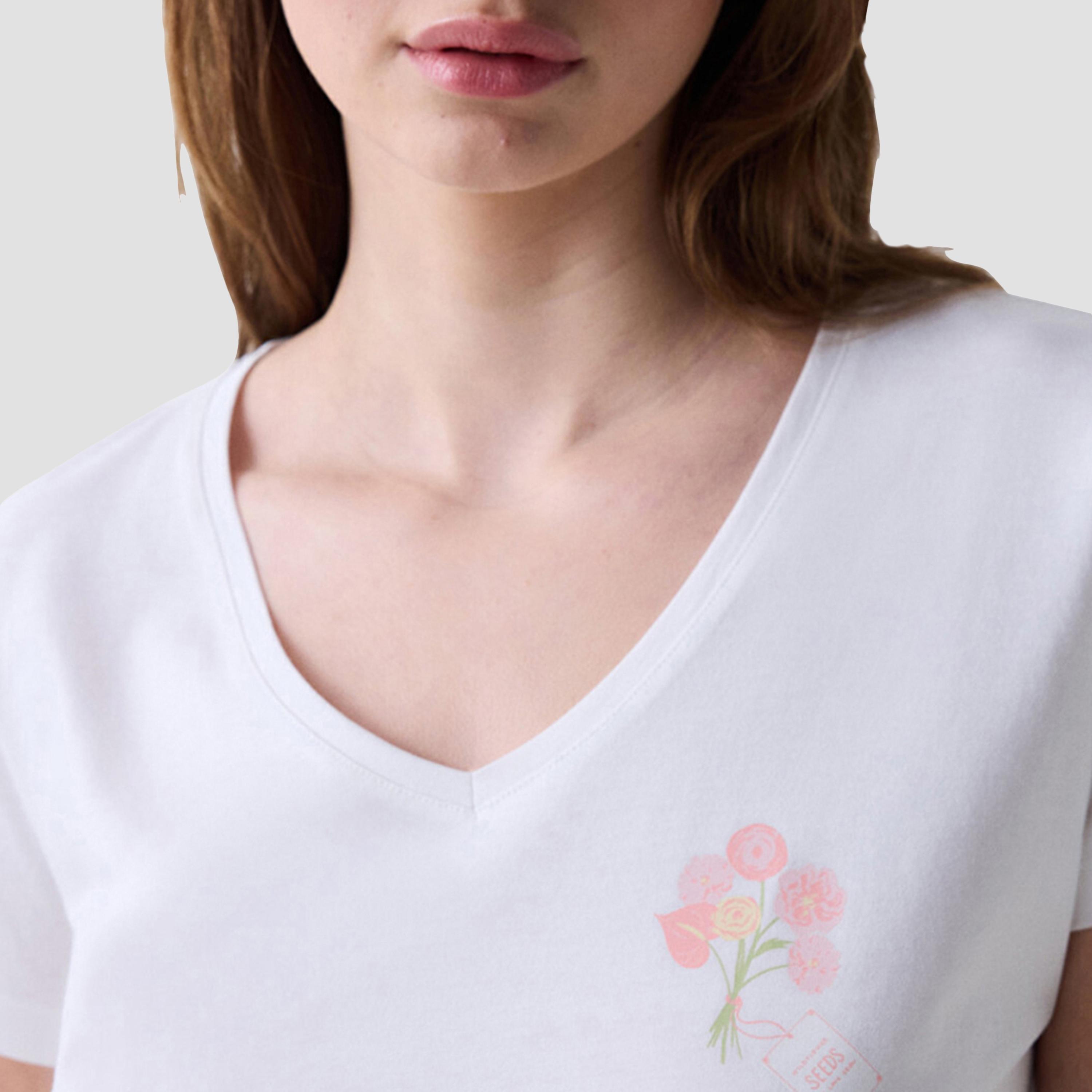 Penti Floral Print Women's T-Shirt and Capri Set-women-clothing-nightwear-pyjamas-longsets-image-5