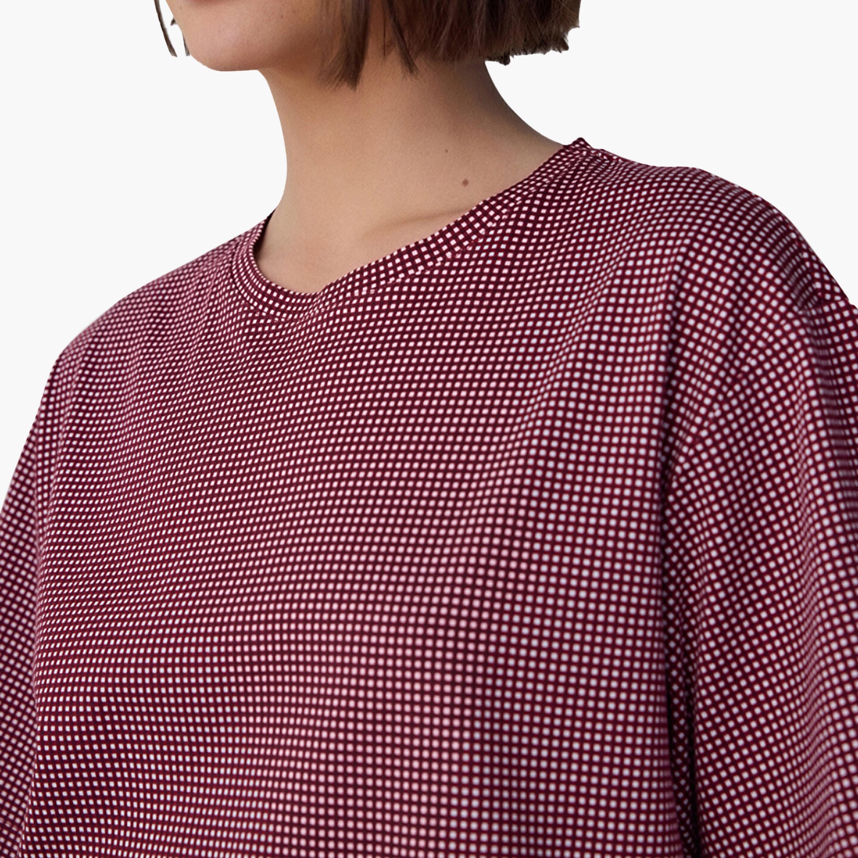 طقم نسائي من توب وشورت منقوش من بينتي-women-clothing-nightwear-pyjamas-shortsets-image-1