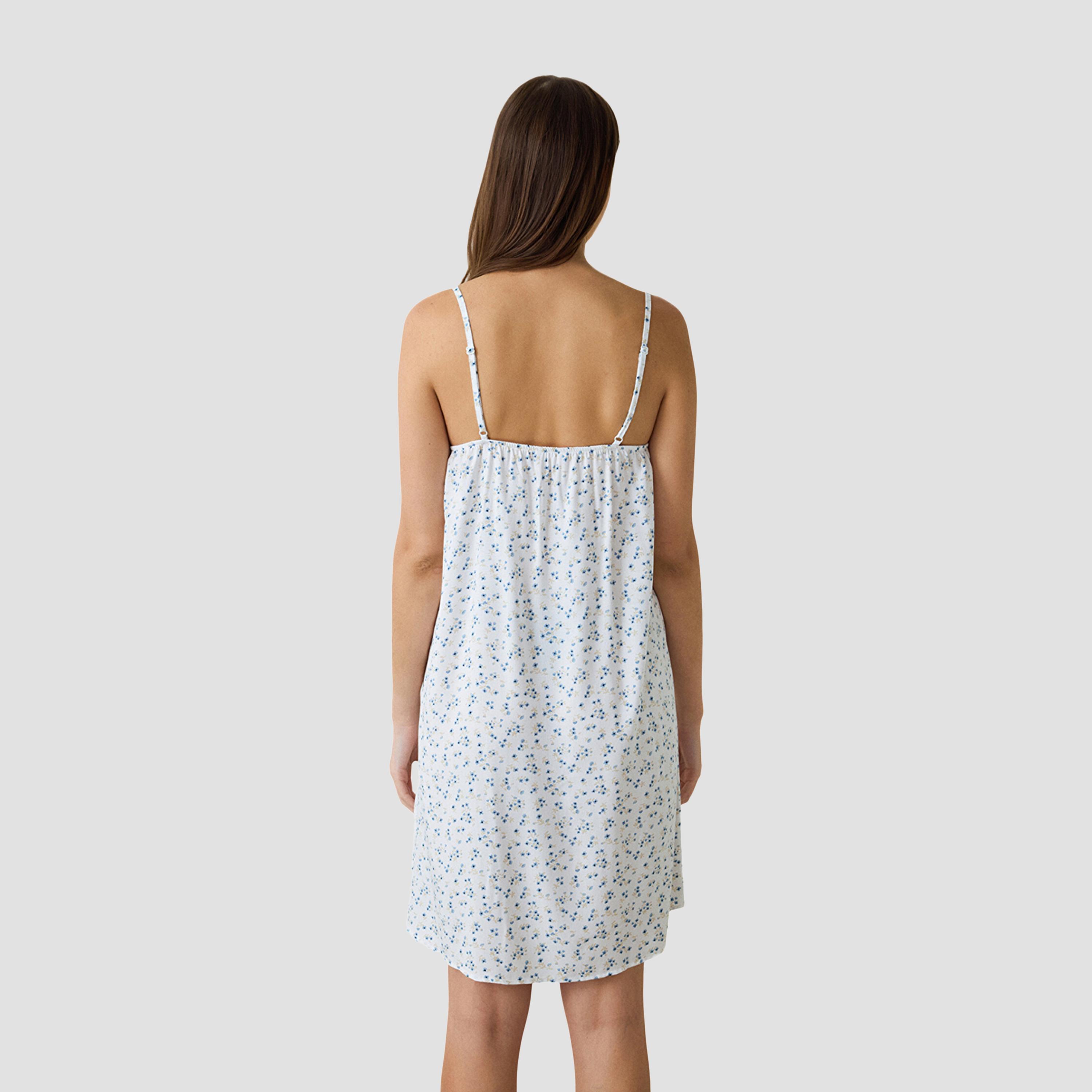 Penti Floral Print Shoulder Straps Women's Nightdress-women-clothing-nightwear-nighties-image-2
