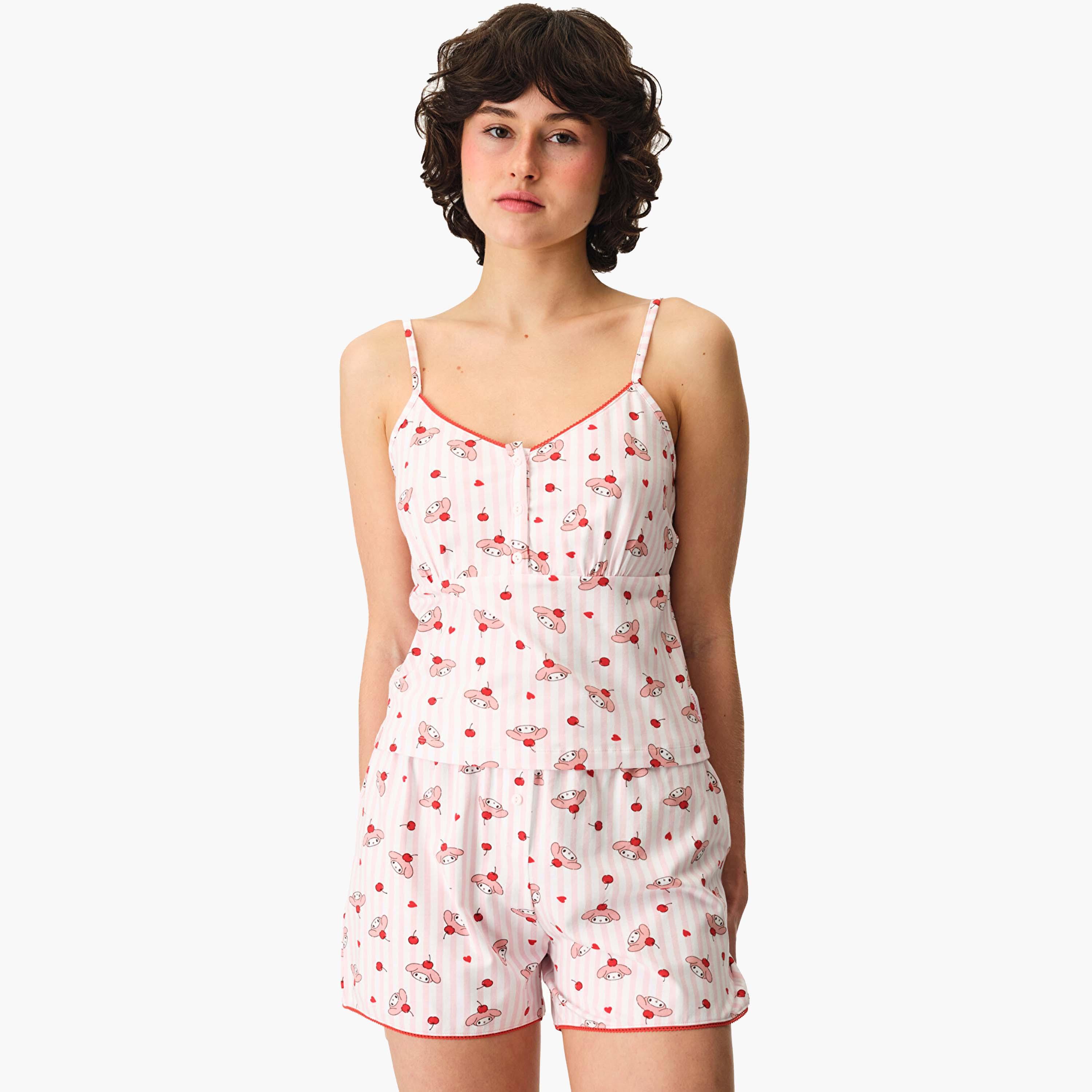 Penti Women's Printed Cami Top & Shorts Set-women-clothing-nightwear-pyjamas-shortsets-image-1
