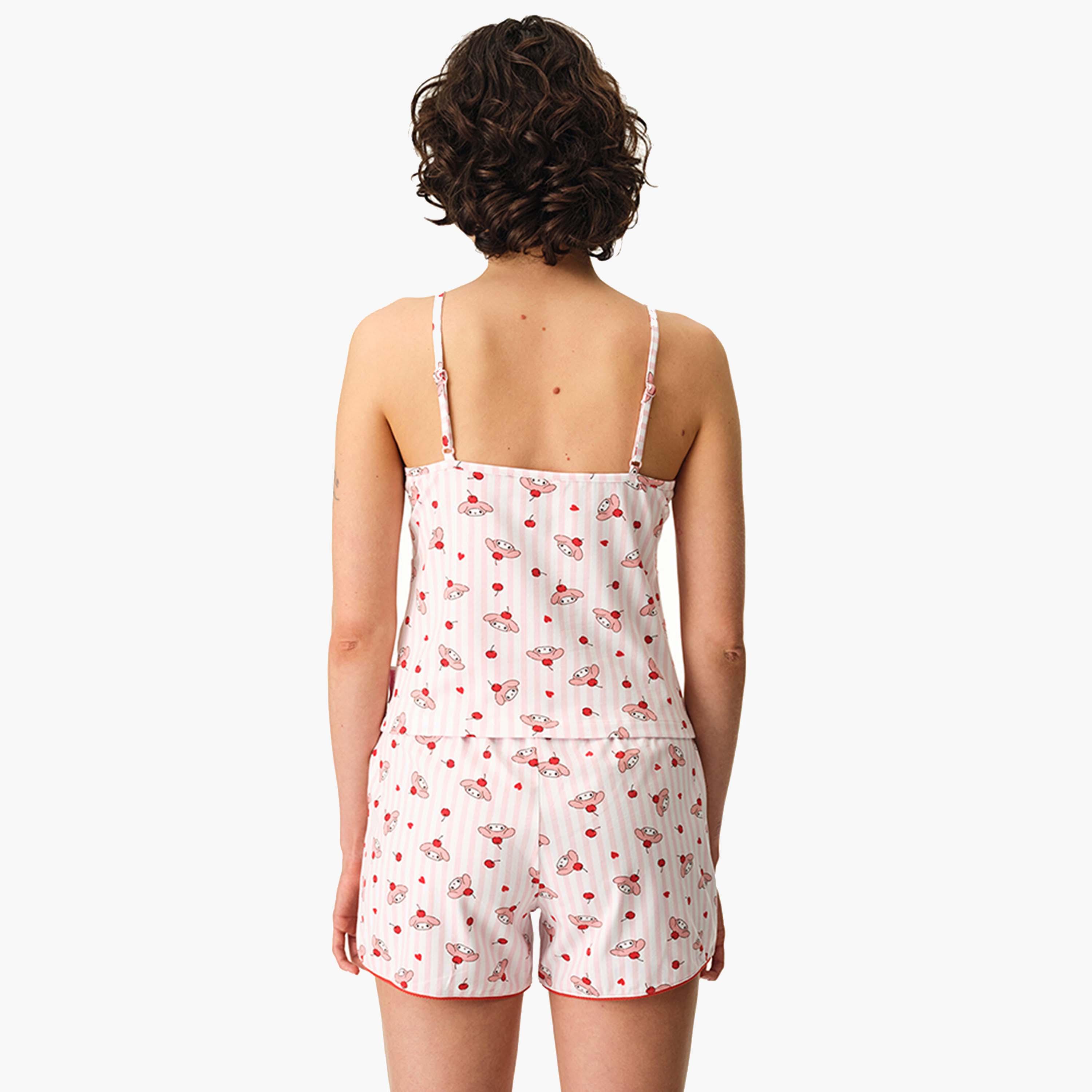 Penti Women's Printed Cami Top & Shorts Set-women-clothing-nightwear-pyjamas-shortsets-image-2