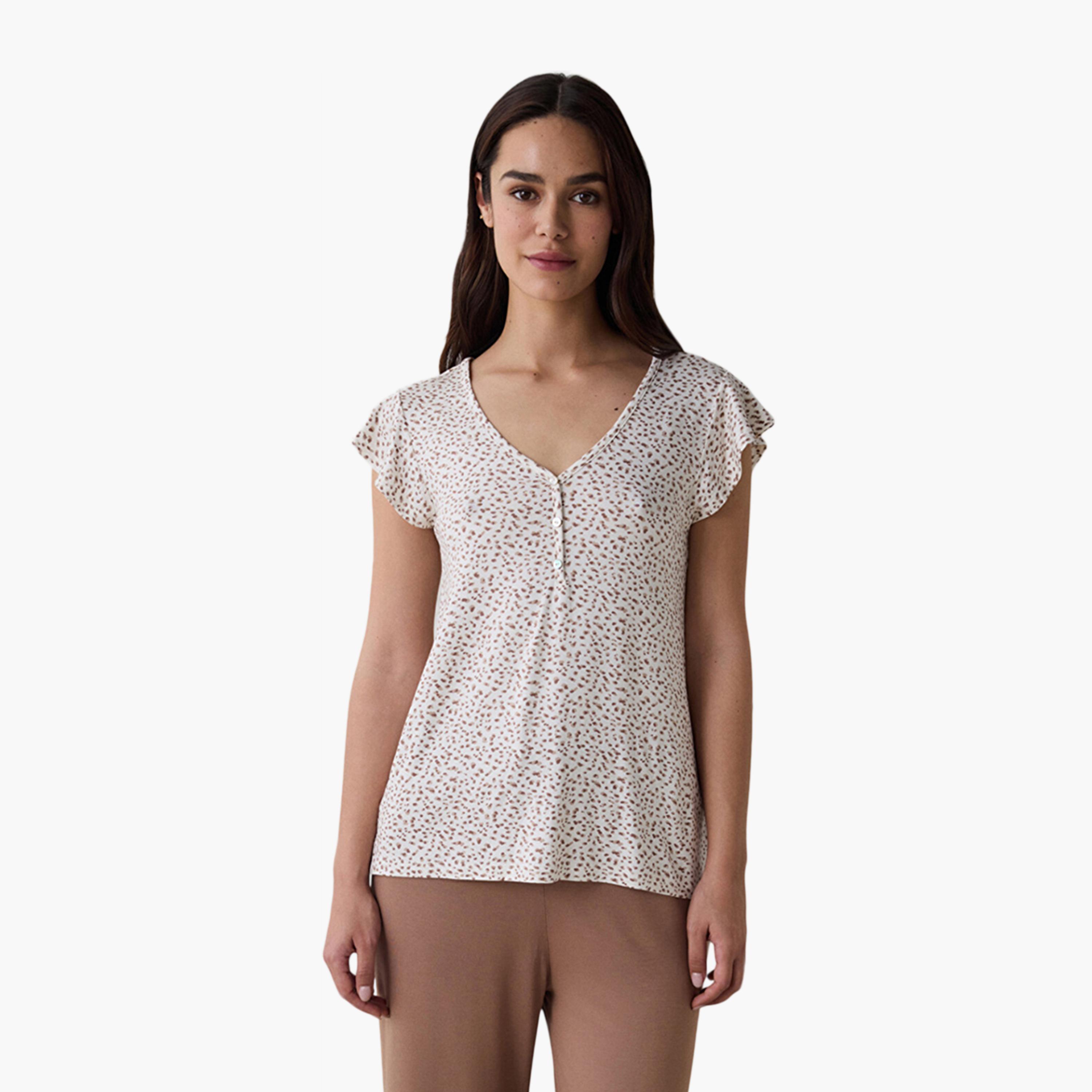 Penti Printed Women's Top and Capri Set-women-clothing-nightwear-pyjamas-longsets-image-2