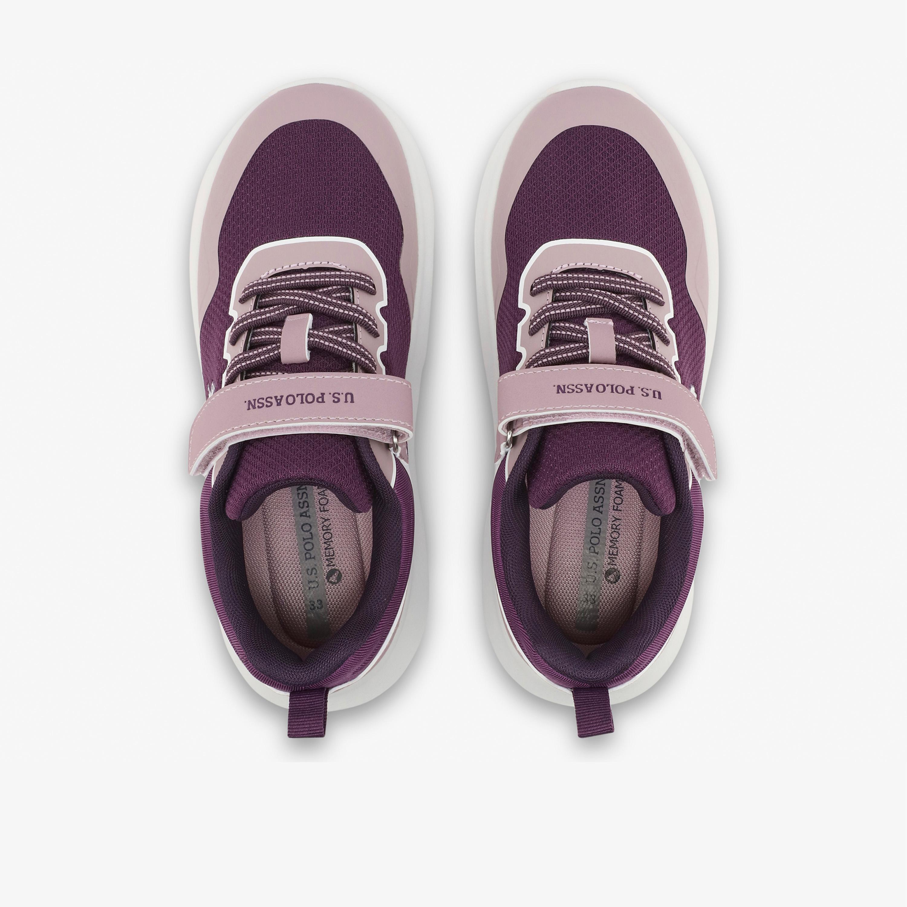 يو. اس. بولو اسن - حذاء رياضي للبنات بإبزيم لاصق | POSERTO-JR-GLB-6FX-girls-shoes-sneakers-image-4