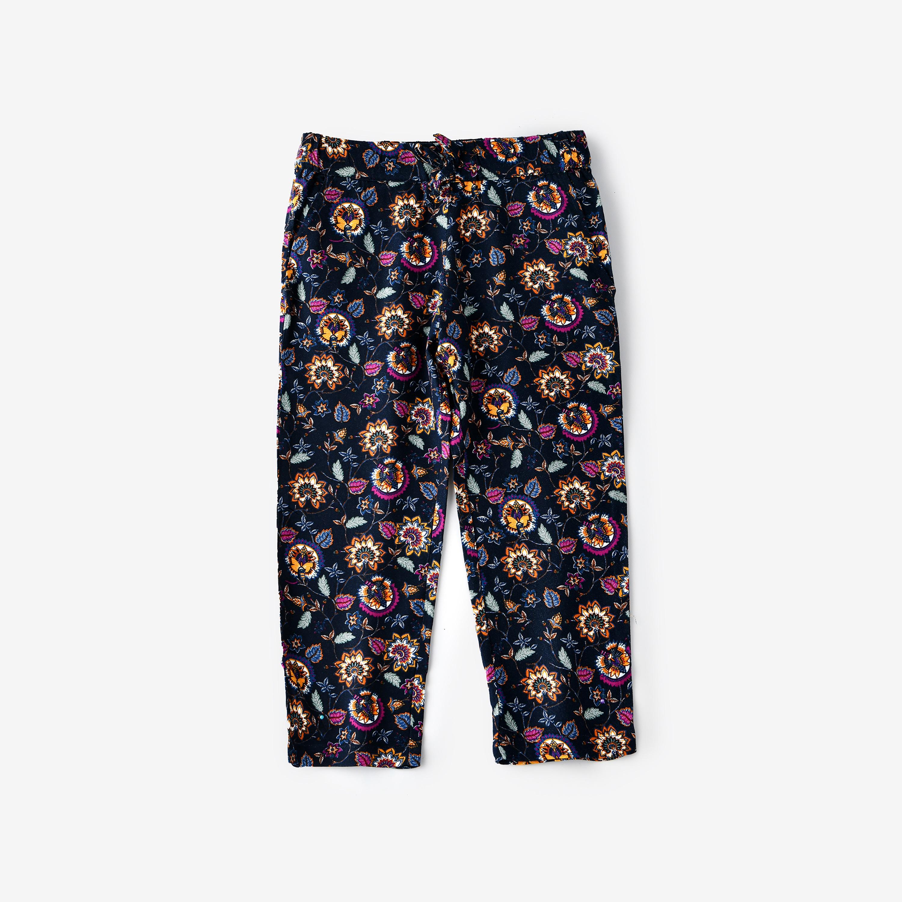 UniqKidz All Over Printed Woven Pants for Girls-girls-clothing-bottoms-trousers-image-3