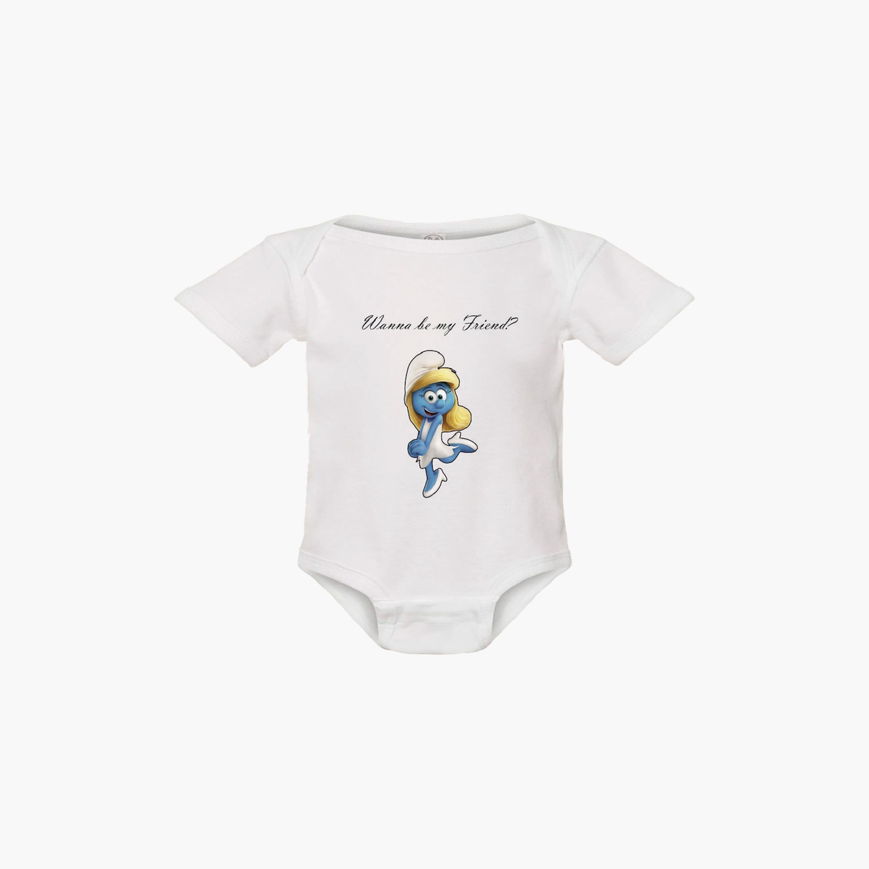 Pikkaboo Smurfette Onesie Bodysuit-baby-girls-clothing-bodysuits-image-1