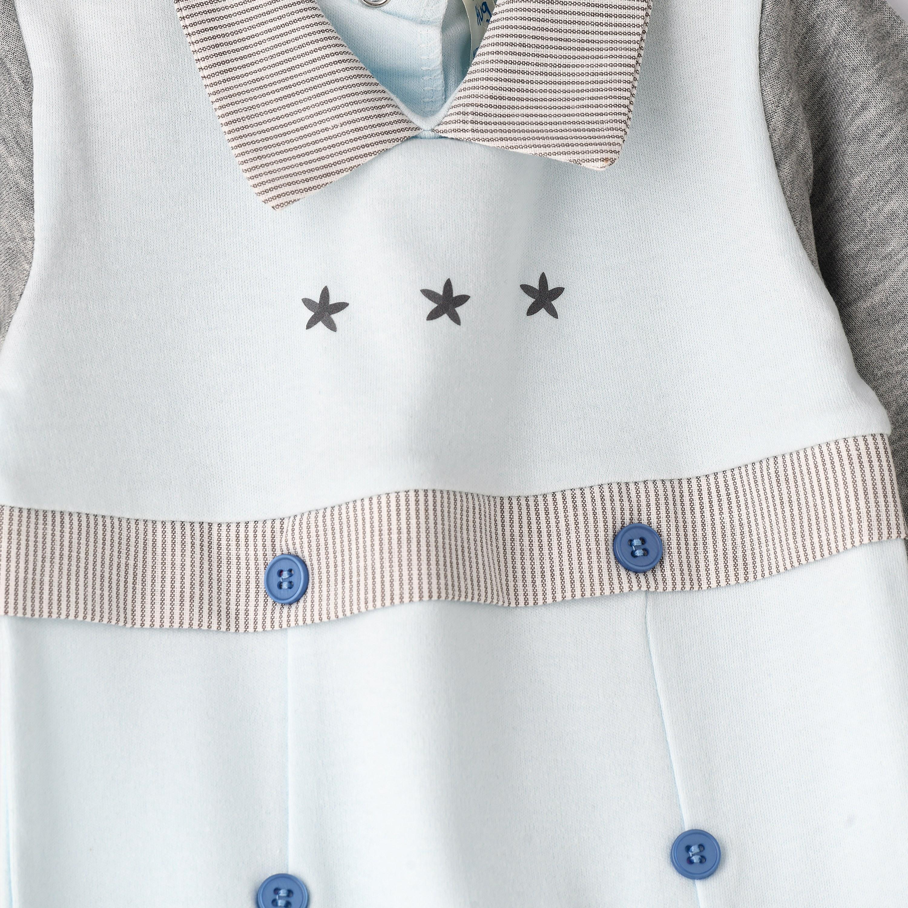 UniqKidz Printed Long Sleeves Romper-baby-boys-clothing-rompers-image-3