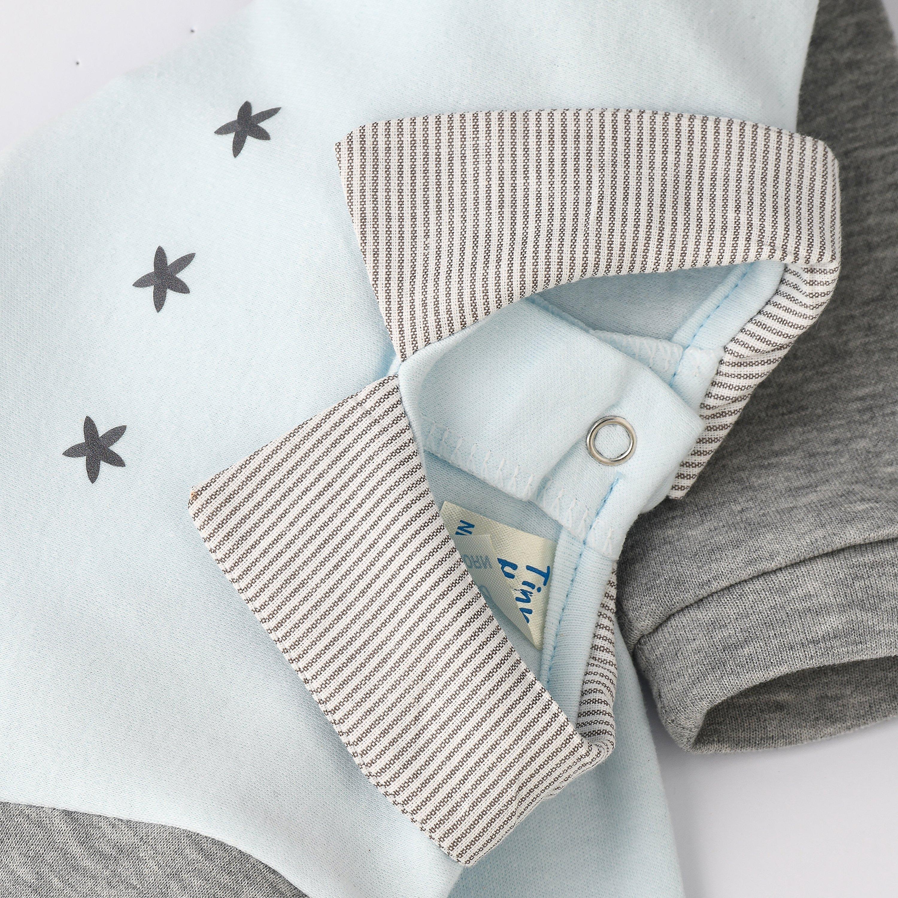UniqKidz Printed Long Sleeves Romper-baby-boys-clothing-rompers-image-4