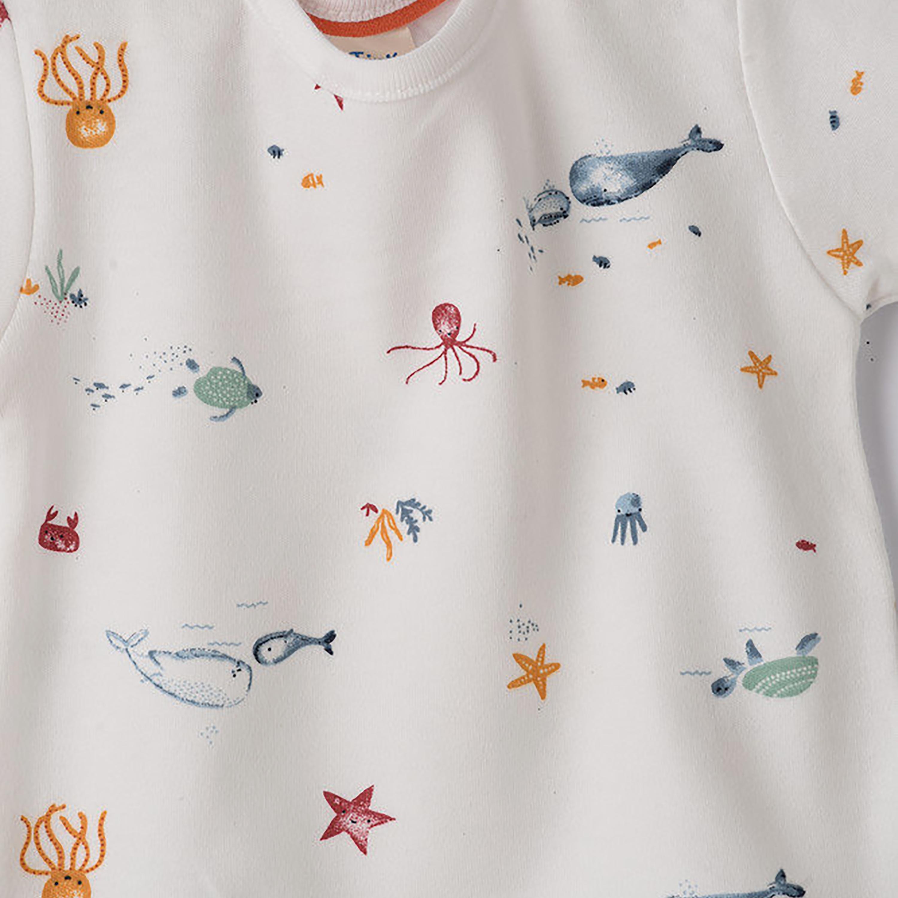 UniqKidz Cotton Short Sleeves Ocean Printed T- Shirt-baby-boys-clothing-tshirtsandpolos-image-4