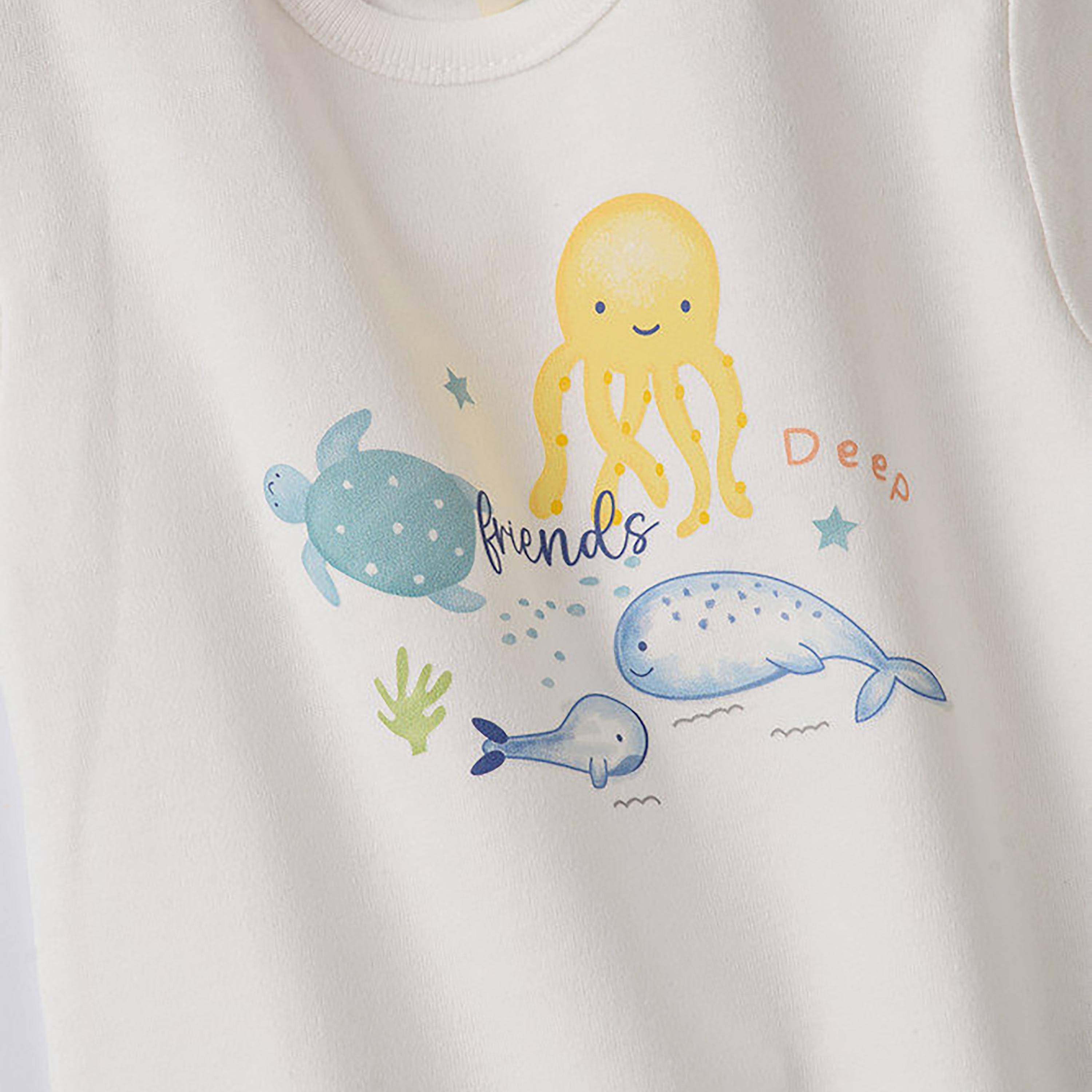 UniqKidz Cotton Short Sleeves Octopus Printed T- Shirt-baby-boys-clothing-tshirtsandpolos-image-4