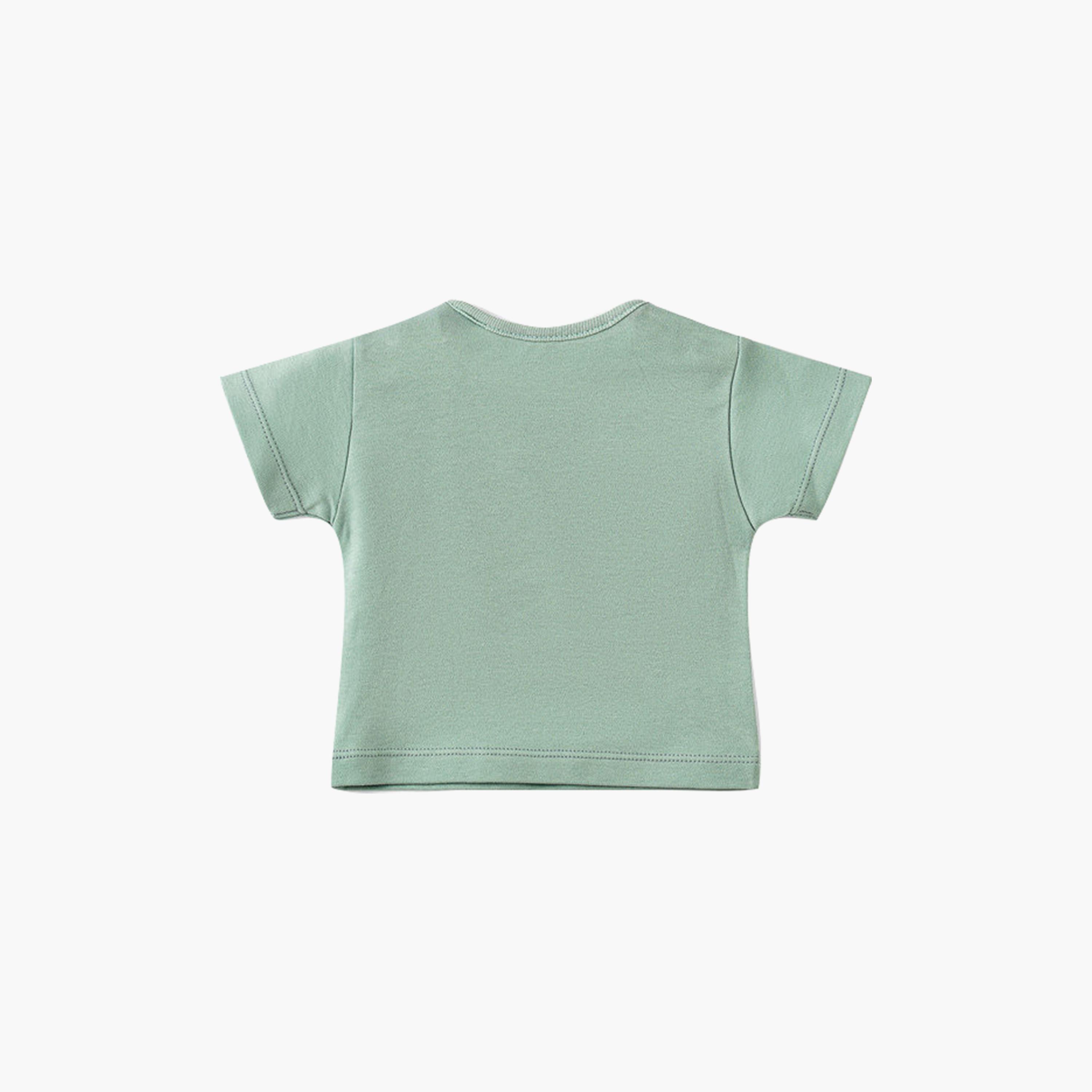 UniqKidz Cotton Short Sleeves Fish Printed T- Shirt-baby-boys-clothing-tshirtsandpolos-image-2