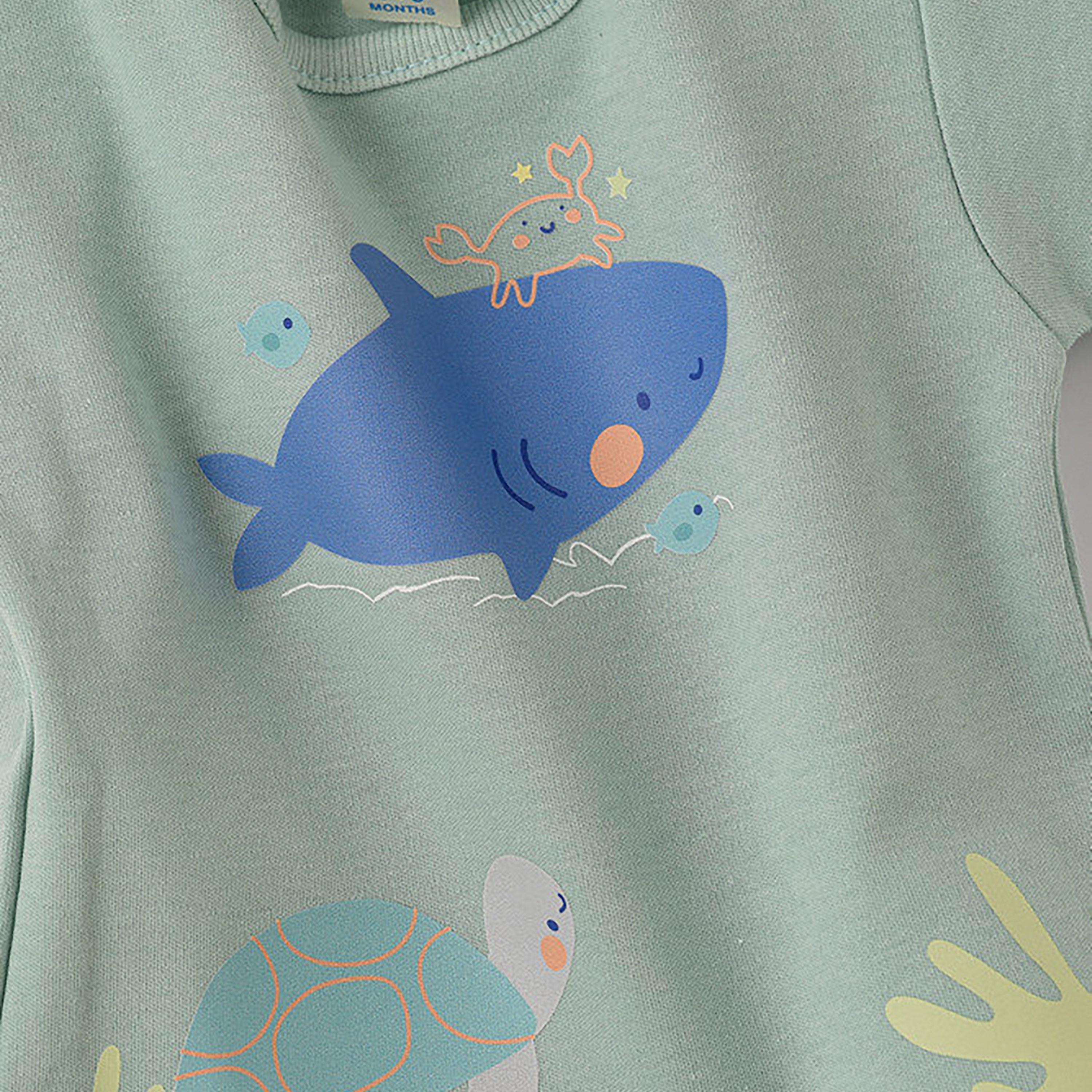 UniqKidz Cotton Short Sleeves Fish Printed T- Shirt-baby-boys-clothing-tshirtsandpolos-image-4