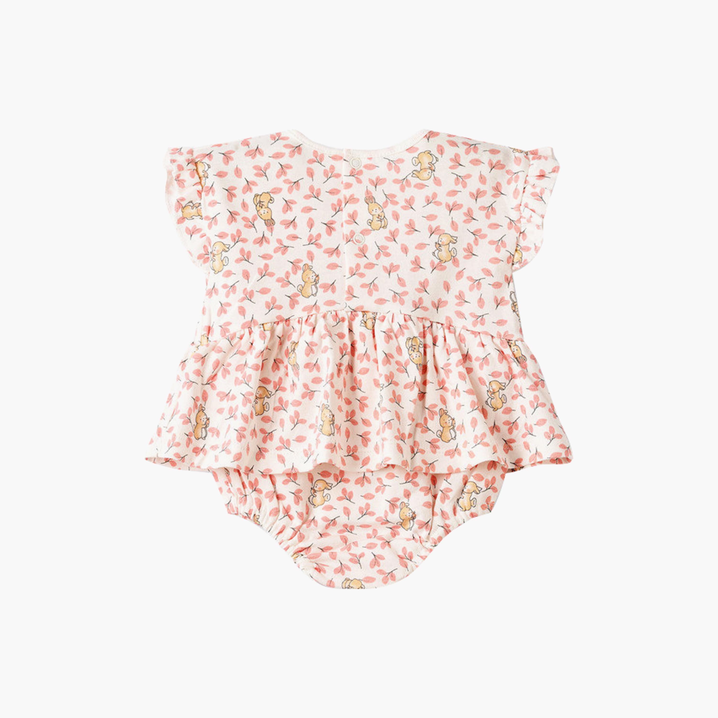 UniqKidz Cotton Floral Sleeveless Dress-baby-girls-clothing-dressesandjumpsuits-image-2