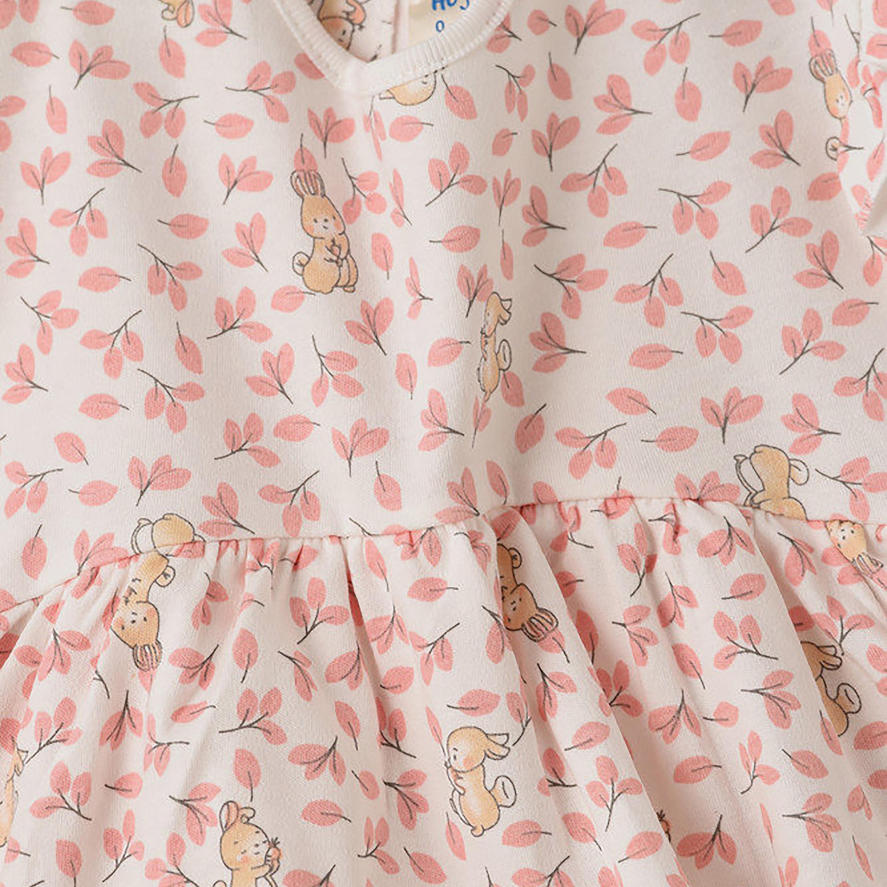 UniqKidz Cotton Floral Sleeveless Dress-baby-girls-clothing-dressesandjumpsuits-image-4