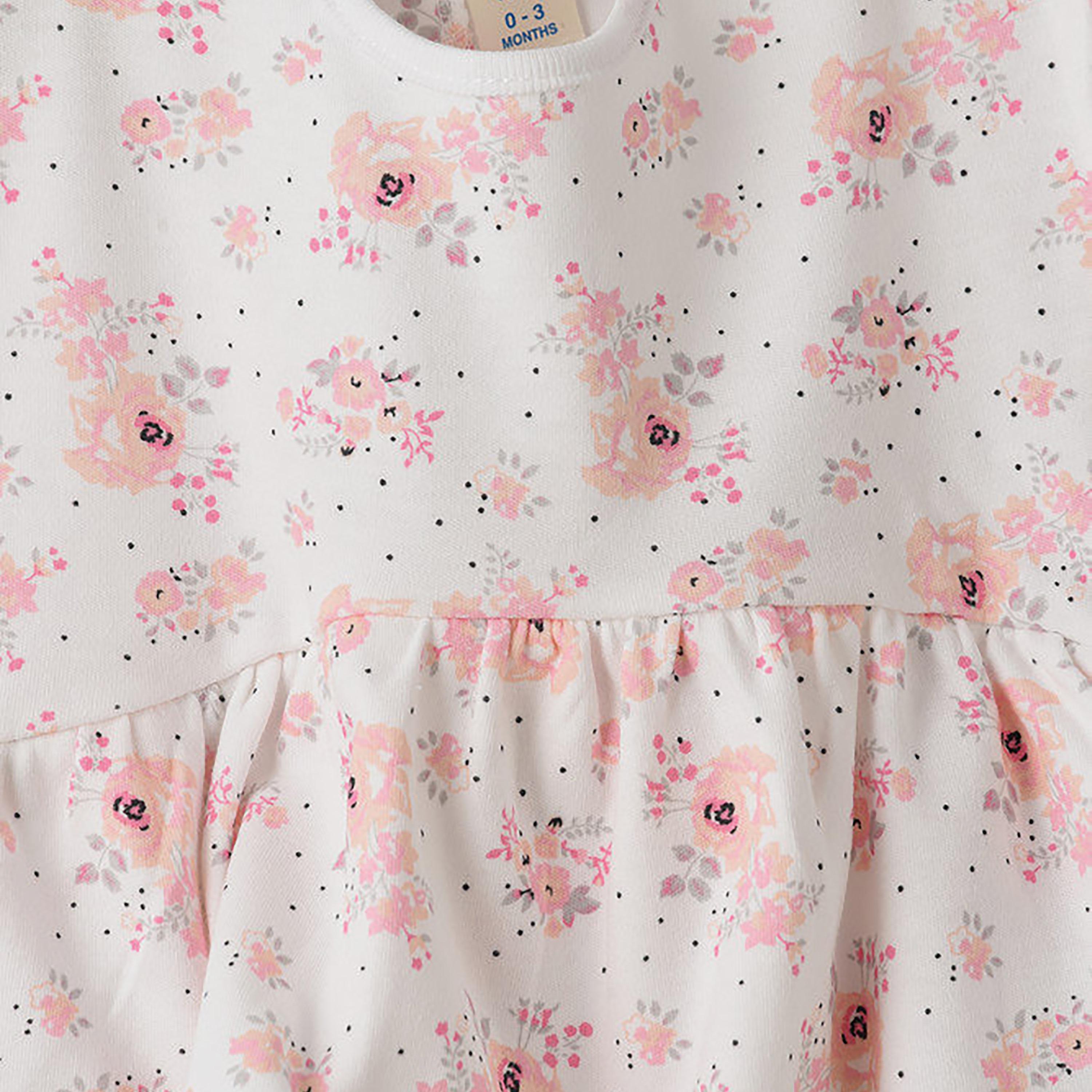 UniqKidz Cotton Floral Sleeveless Dress-baby-girls-clothing-dressesandjumpsuits-image-4