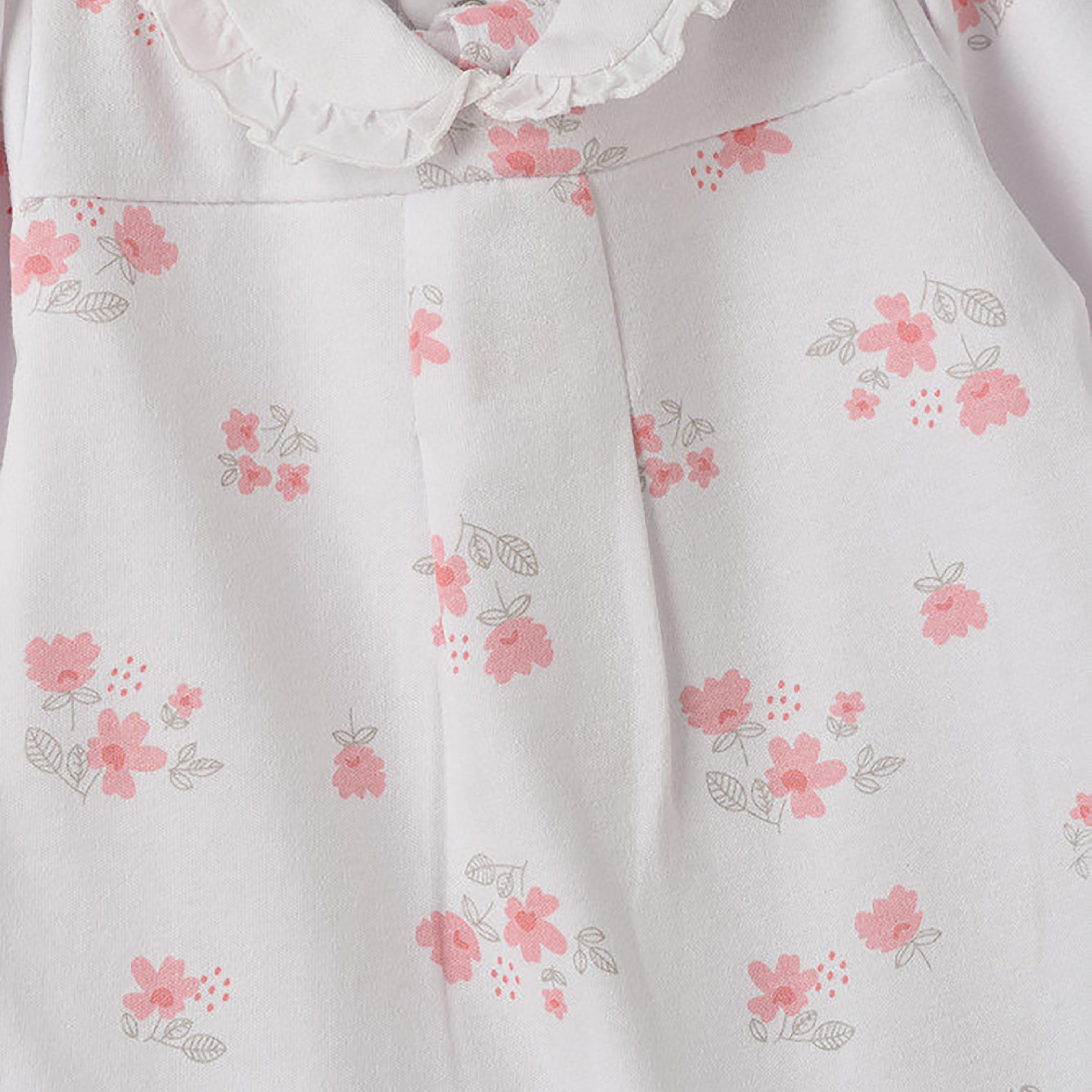 UniqKidz Cotton Floral Printed Sleepsuit-baby-girls-clothing-nightwear-sleepsuits-image-4