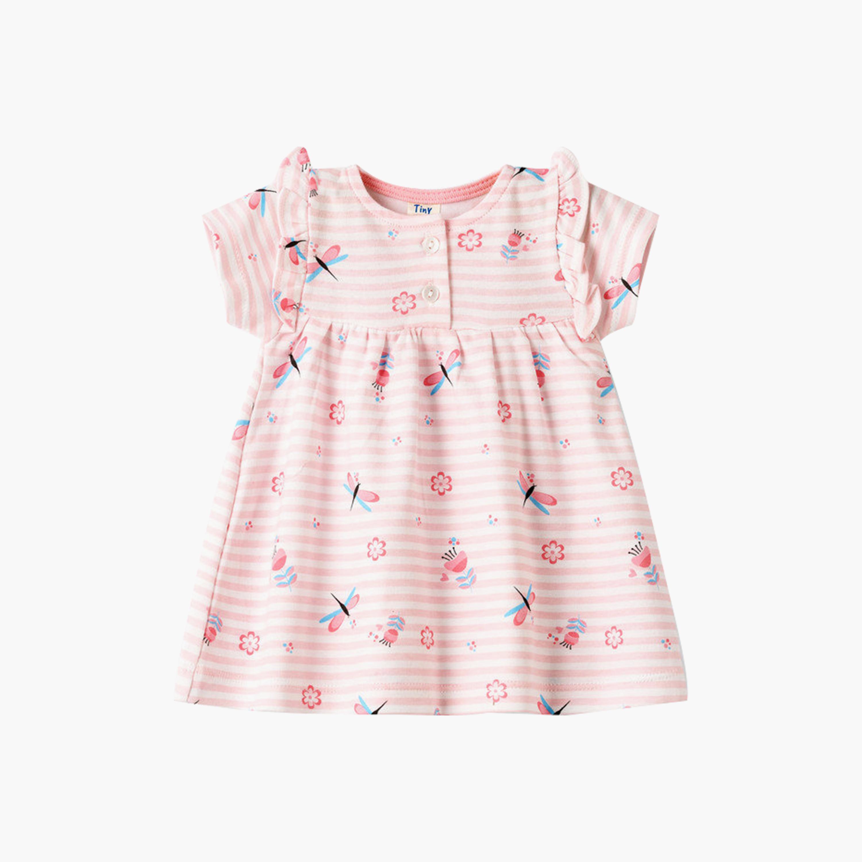 UniqKidz Cotton Floral Dress-baby-girls-clothing-dressesandjumpsuits-image-1