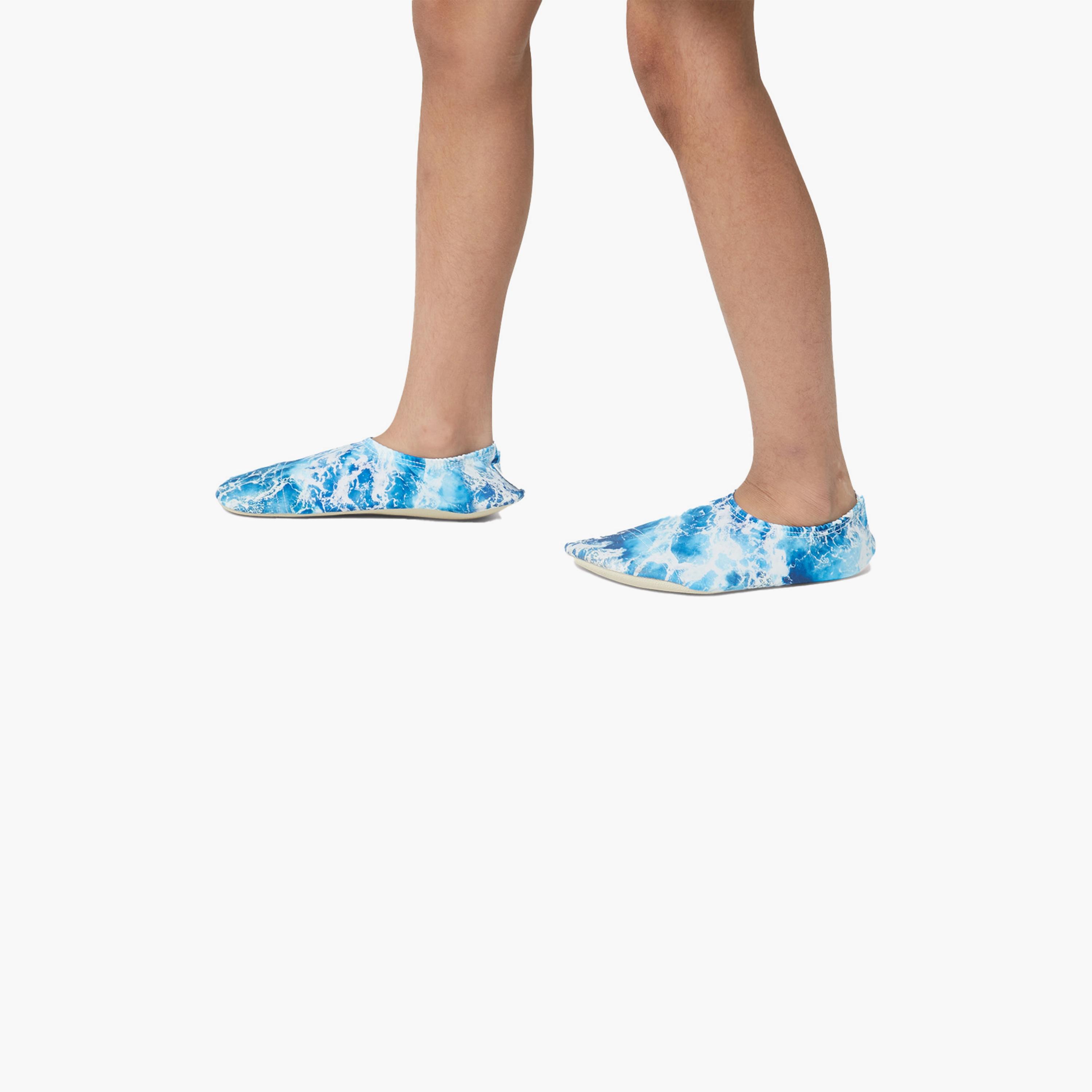 COEGA Boys Baby/Kids/Youth Pool Shoes, Navy Waves-sports-gear-swimming-boy-image-4
