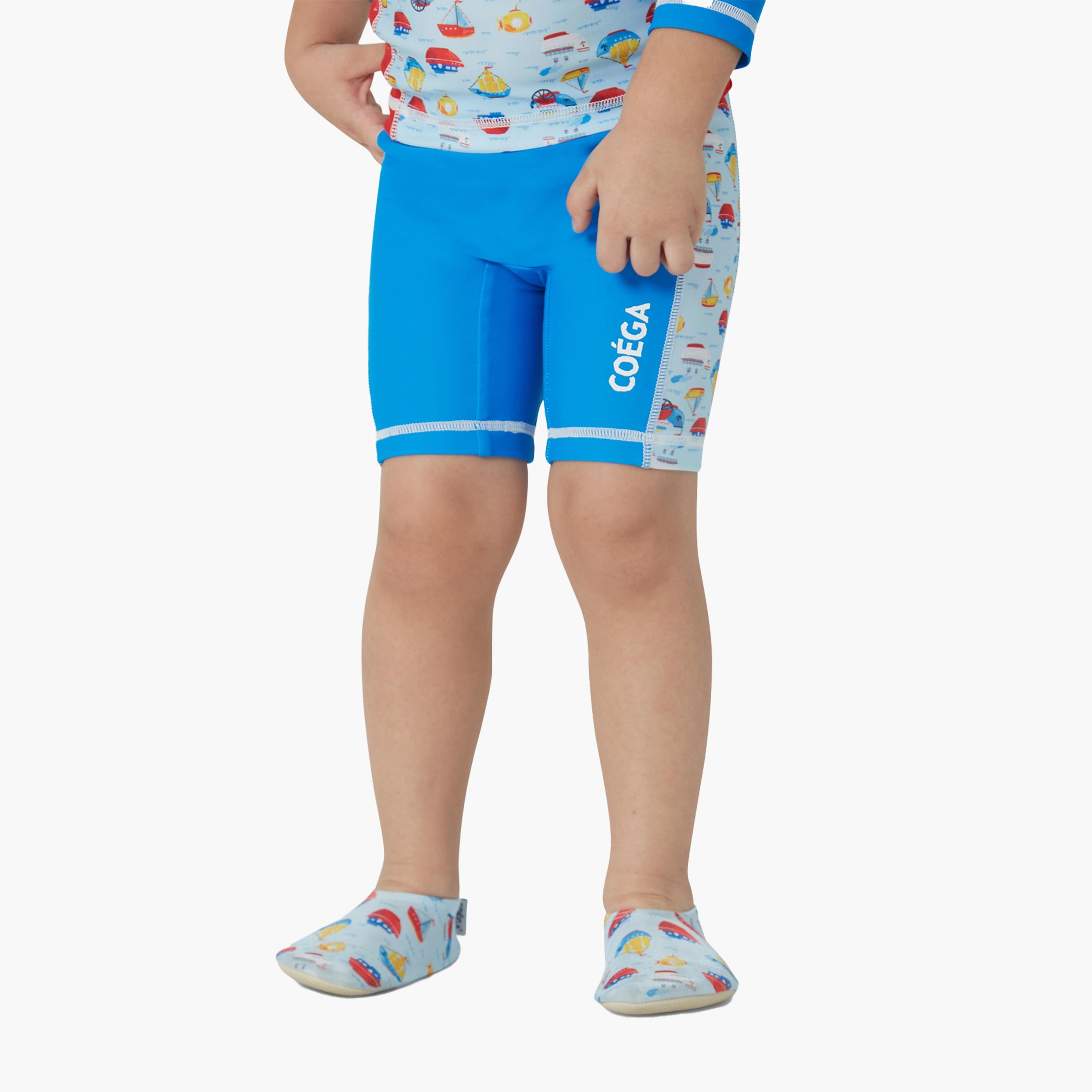 أحذية COEGA للأولاد الرضع/الأطفال/الشباب، قوارب زرقاء-sports-gear-swimming-boy-image-3