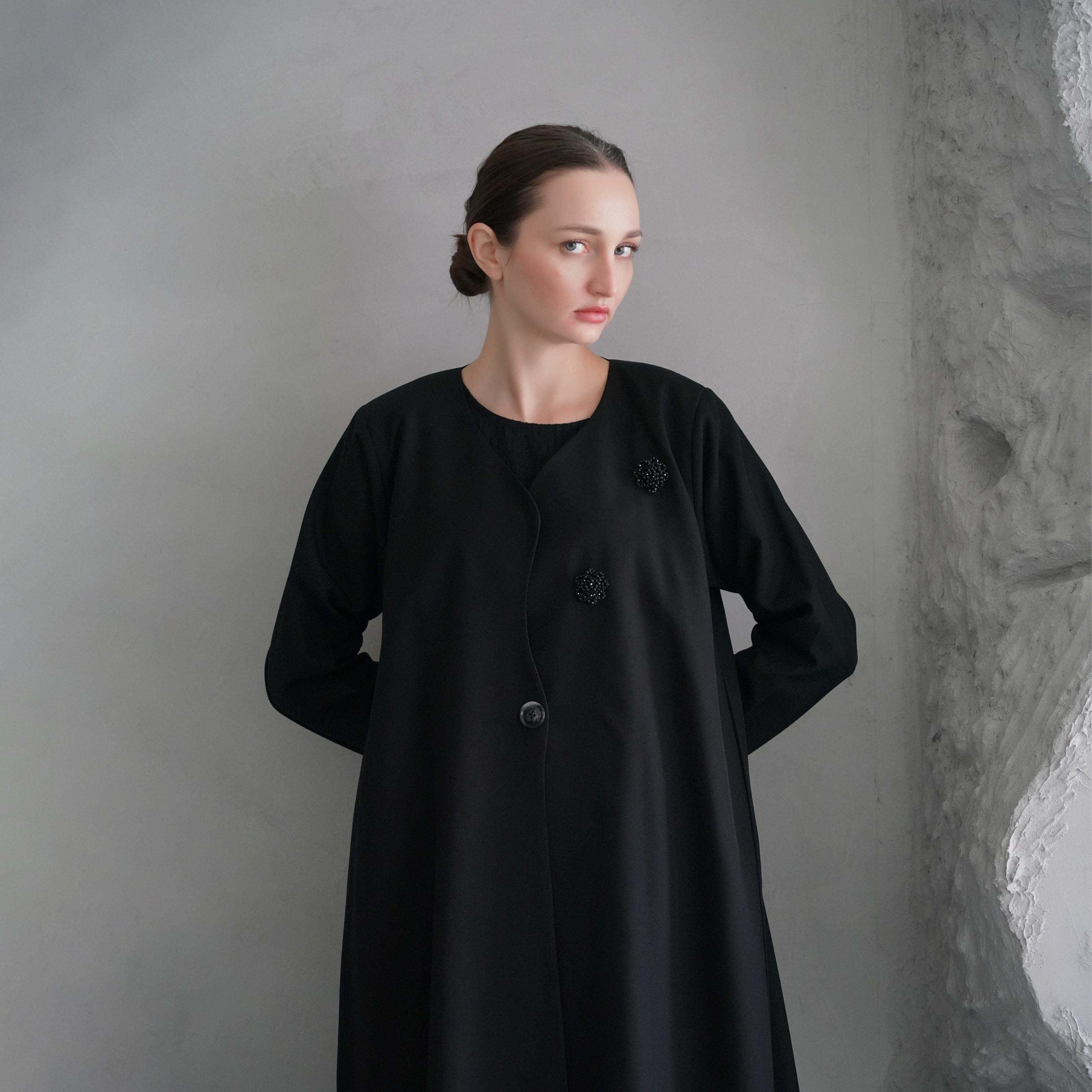 Oya Abaya Linen Women's Formal Semi-Cloche Abaya-women-arabicclothing-abayas-image-2