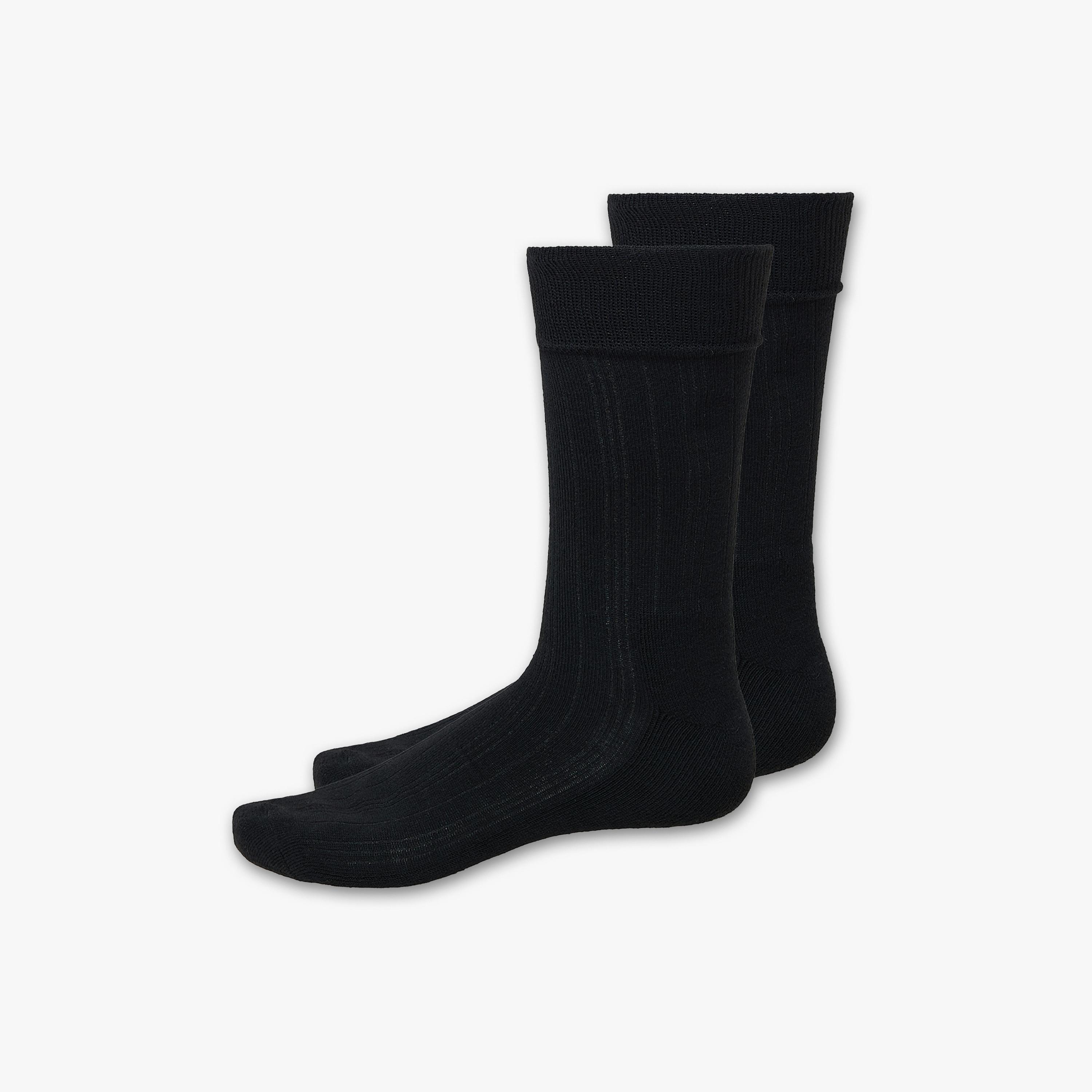 Hanes Pack of 3 Plain Crew Length Men's Socks-men-socks-image-2