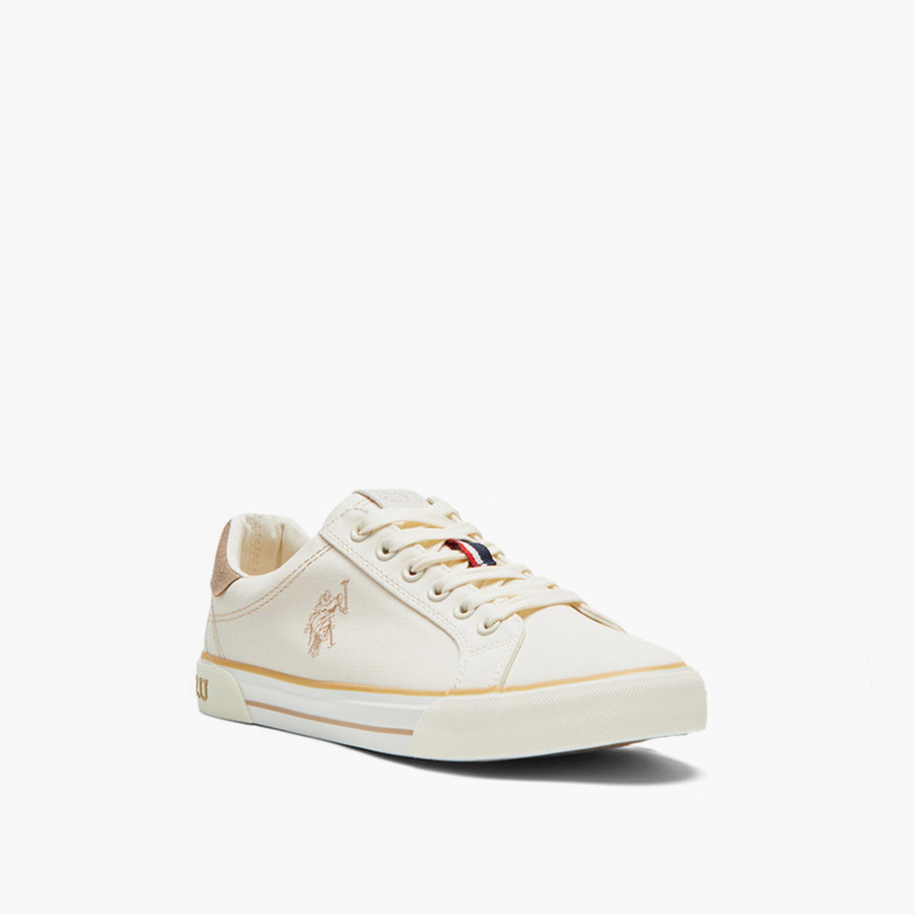 U.S. Polo Assn Women's Lace-Up Low Ankle Sneakers | RACHEL-GLB-5FX-women-shoes-sneakers-image-1