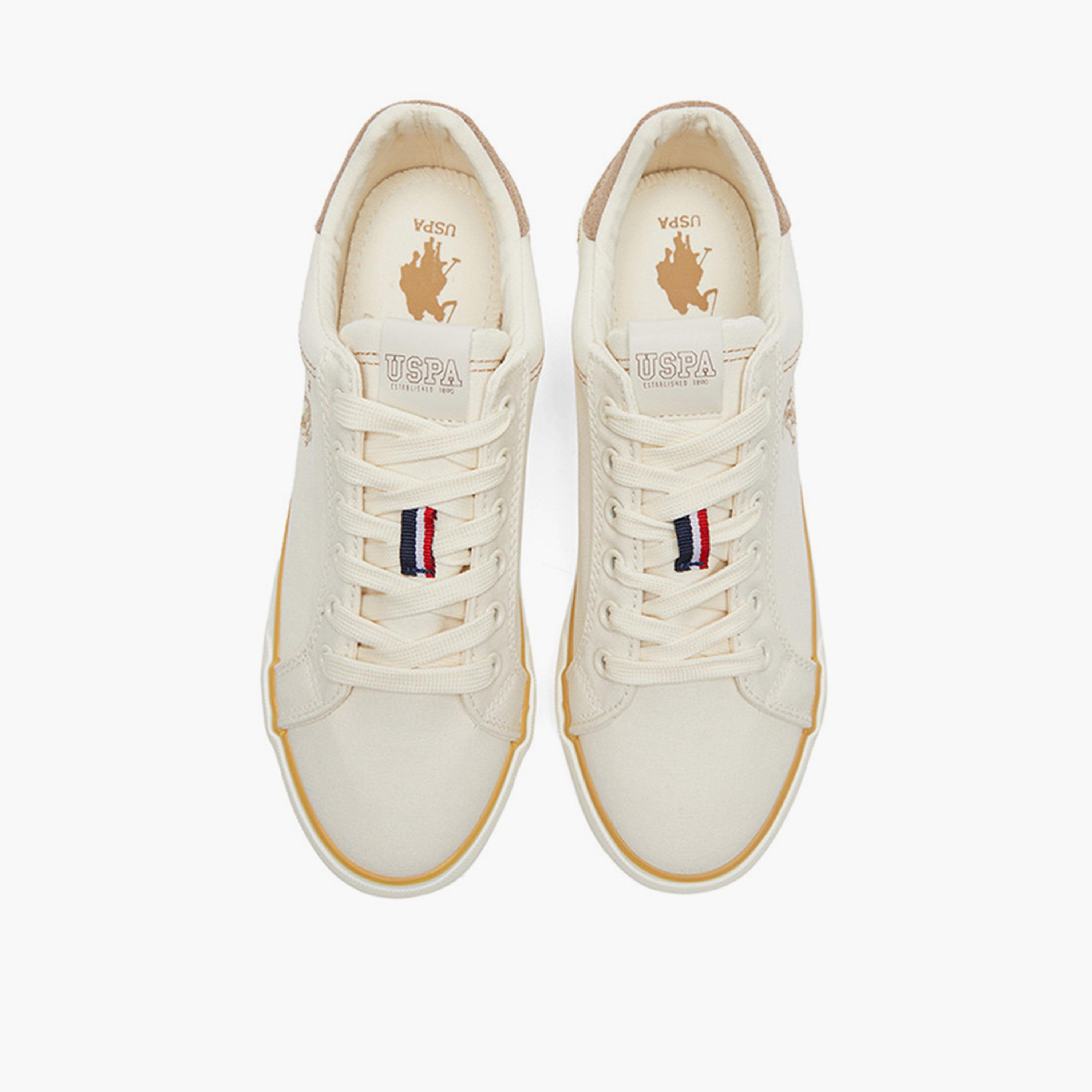 U.S. Polo Assn Women's Lace-Up Low Ankle Sneakers | RACHEL-GLB-5FX-women-shoes-sneakers-image-5