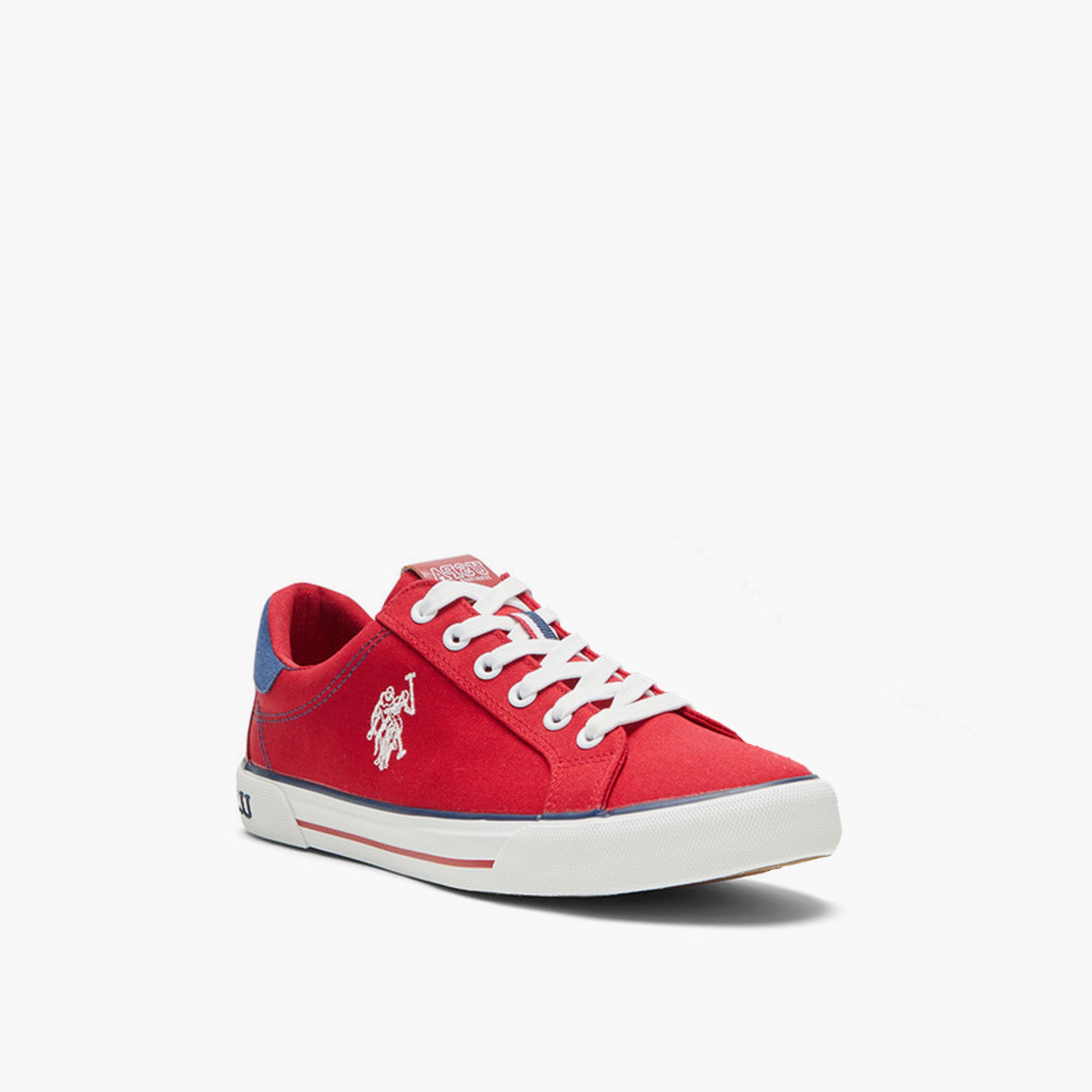 U.S. Polo Assn Women's Lace-Up Low Ankle Sneakers | RACHEL-GLB-5FX-women-shoes-sneakers-image-1
