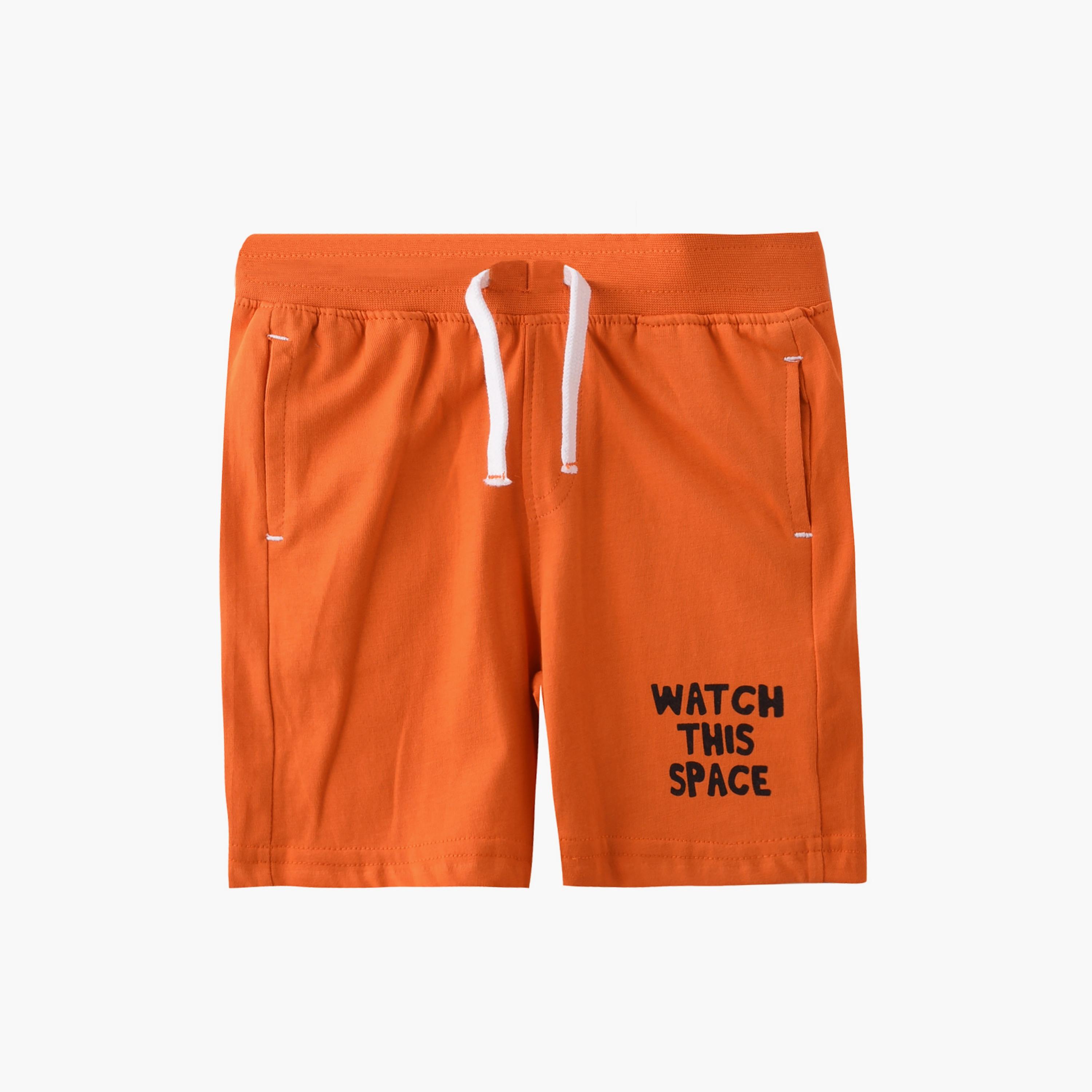 Victor and Jane Watch This Space Printed Short Sleeves T-Shirt & Shorts Set-baby-boys-clothing-setsandcoords-image-3