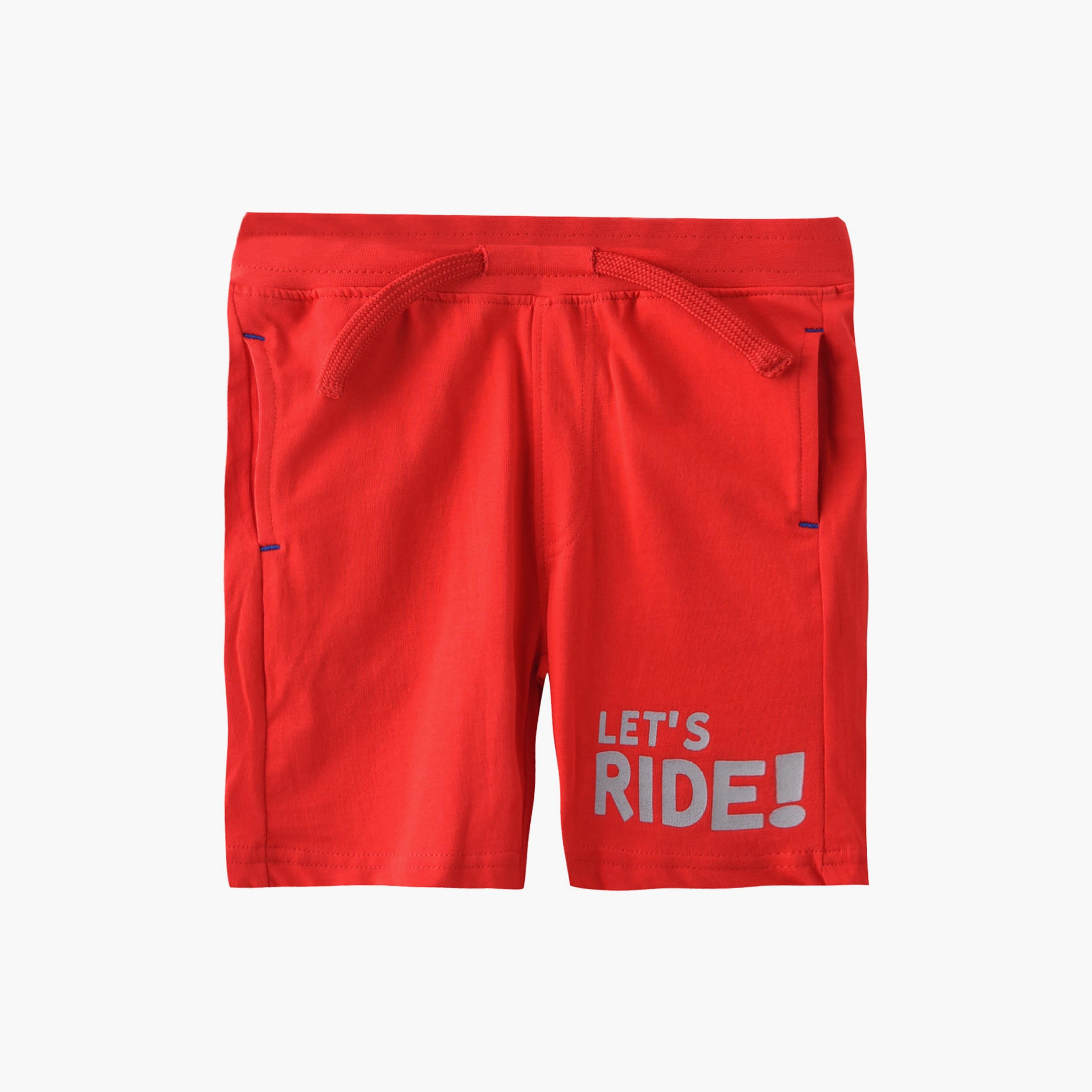 Victor and Jane Lets Ride Printed Short Sleeves T-Shirt & Shorts Set-baby-boys-clothing-setsandcoords-image-3