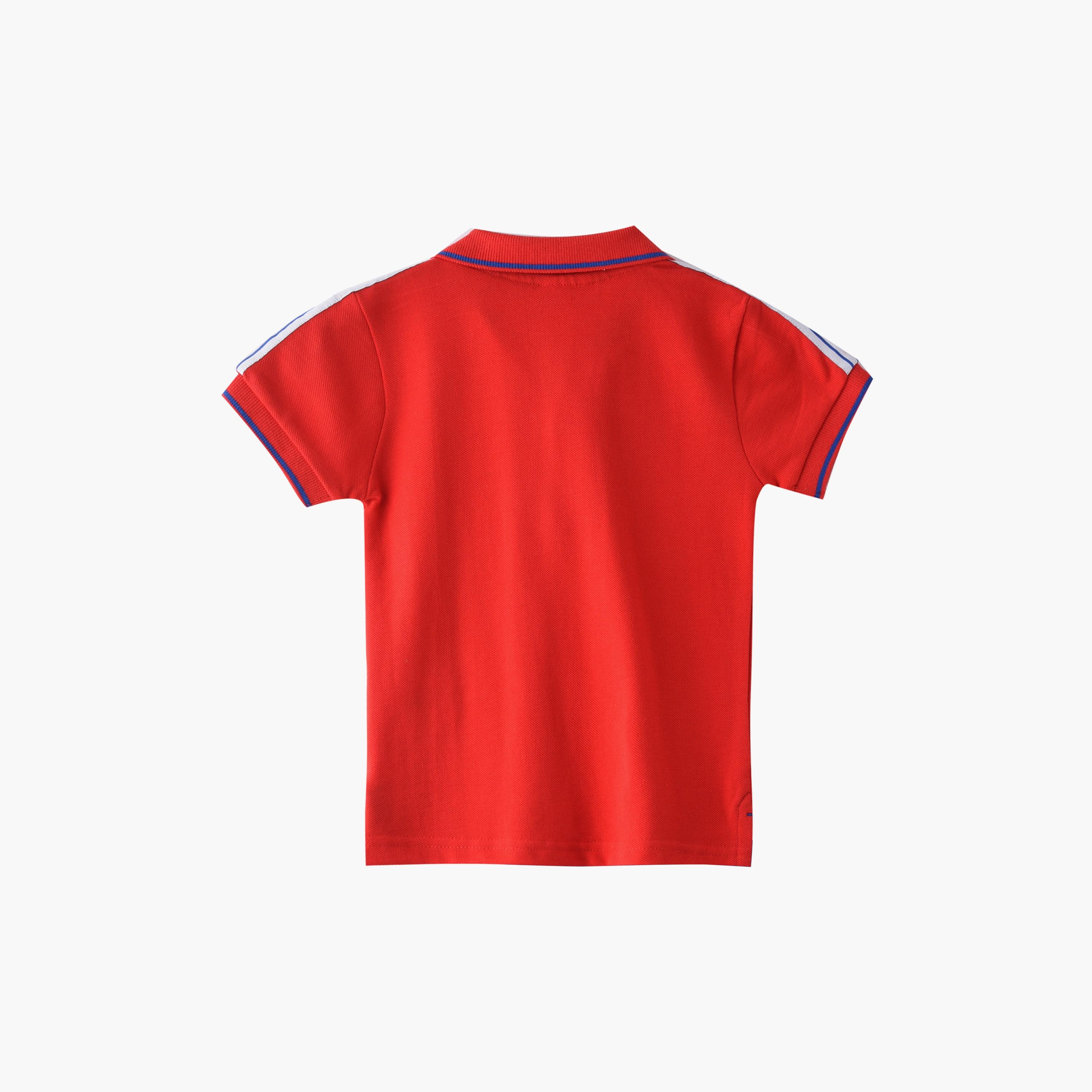 Victor and Jane Classic Polo Printed Short Sleeves T-Shirt & Shorts Set-baby-boys-clothing-setsandcoords-image-4