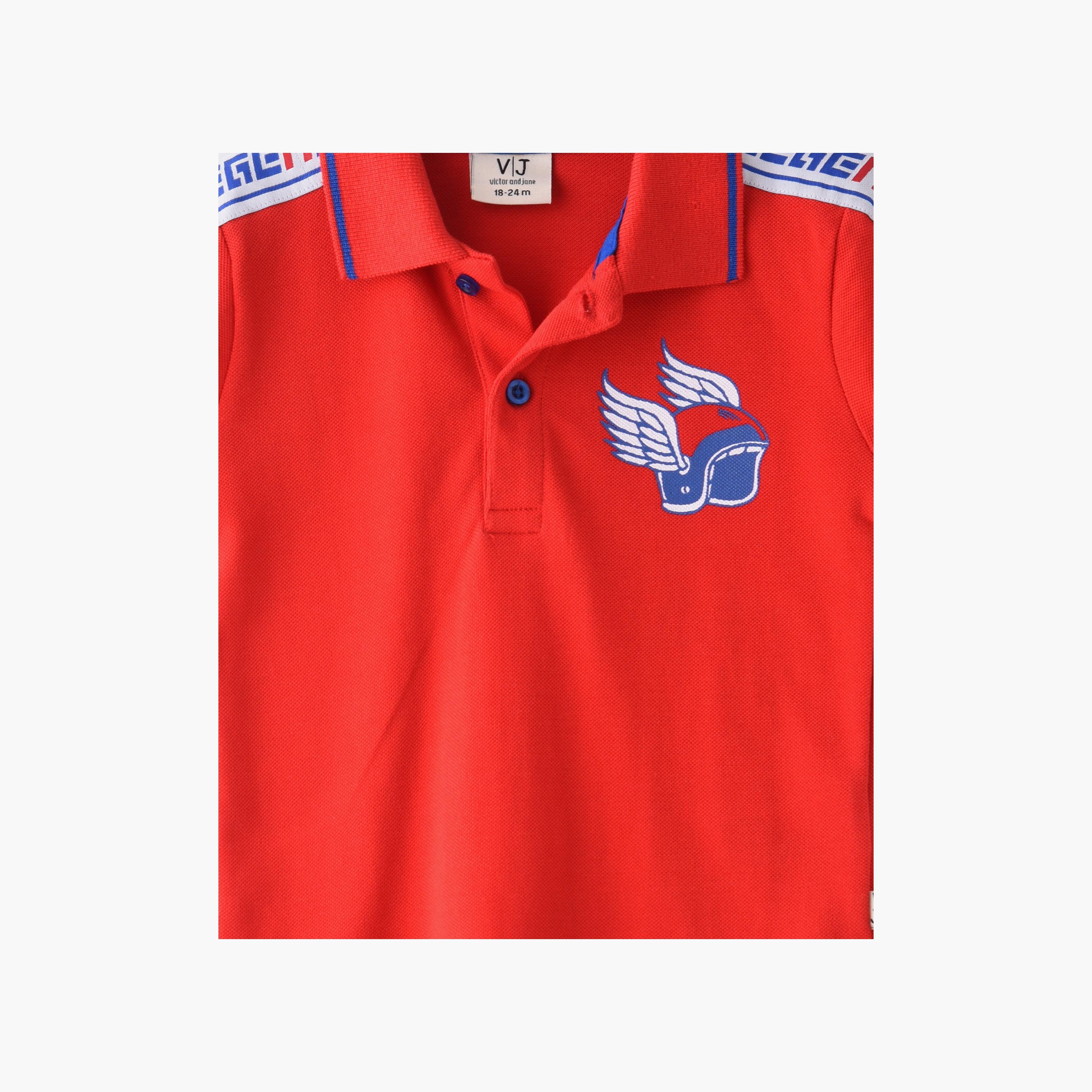 Victor and Jane Classic Polo Printed Short Sleeves T-Shirt & Shorts Set-baby-boys-clothing-setsandcoords-image-5