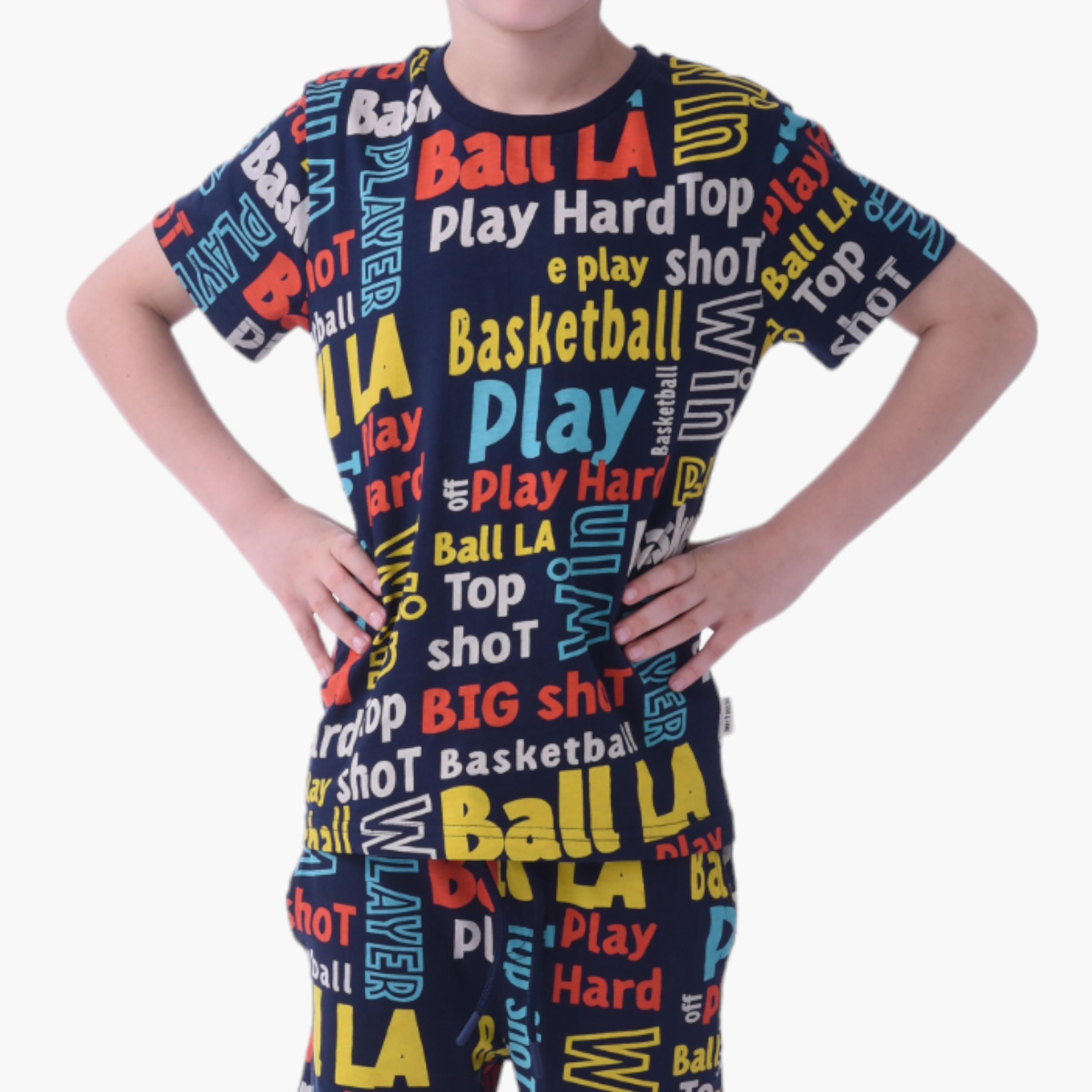 Victor and Jane Printed Short Sleeves T-Shirt & Shorts Set-baby-boys-clothing-setsandcoords-image-4