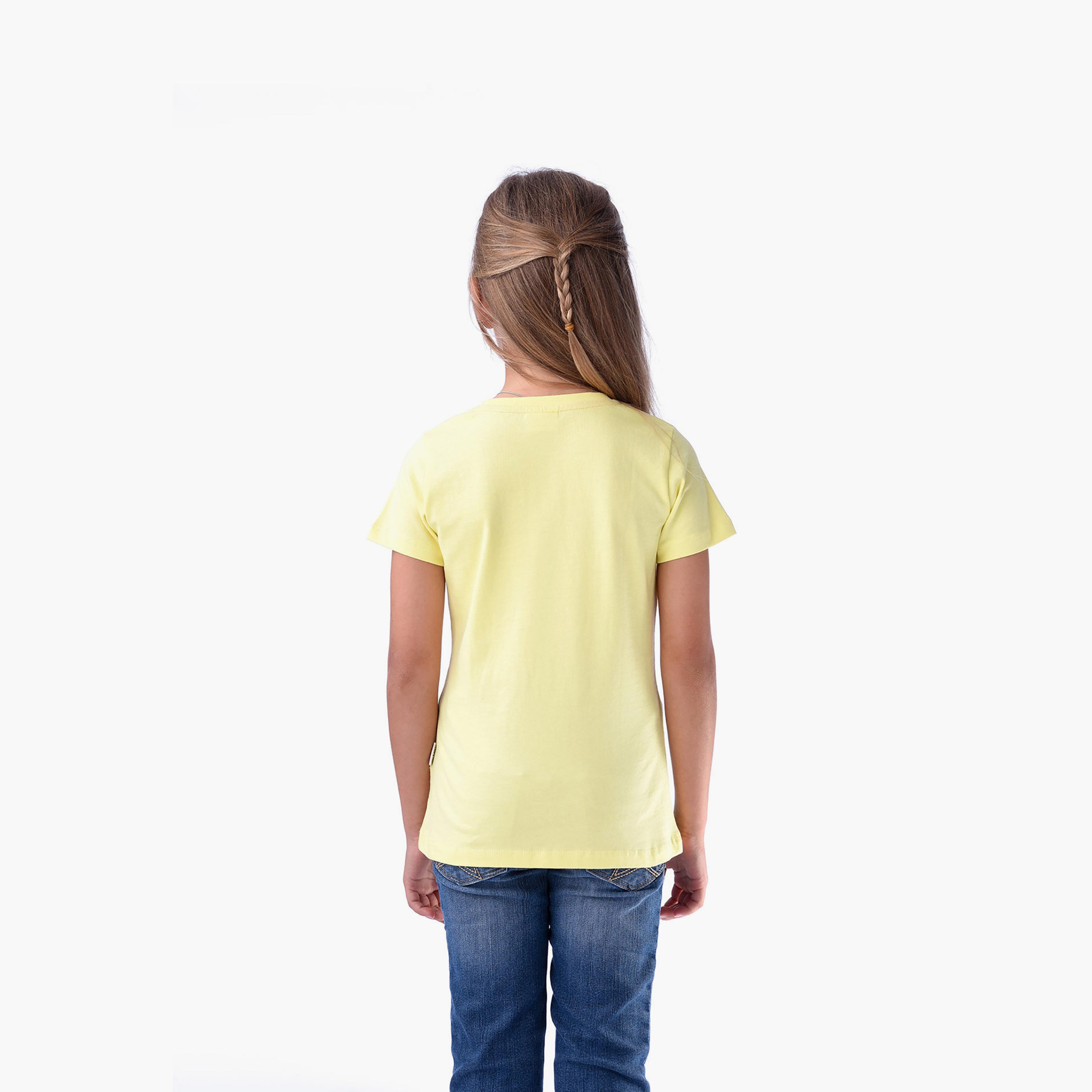 Victor and Jane Printed Short Sleeves T-Shirt-girls-clothing-tshirts-image-3