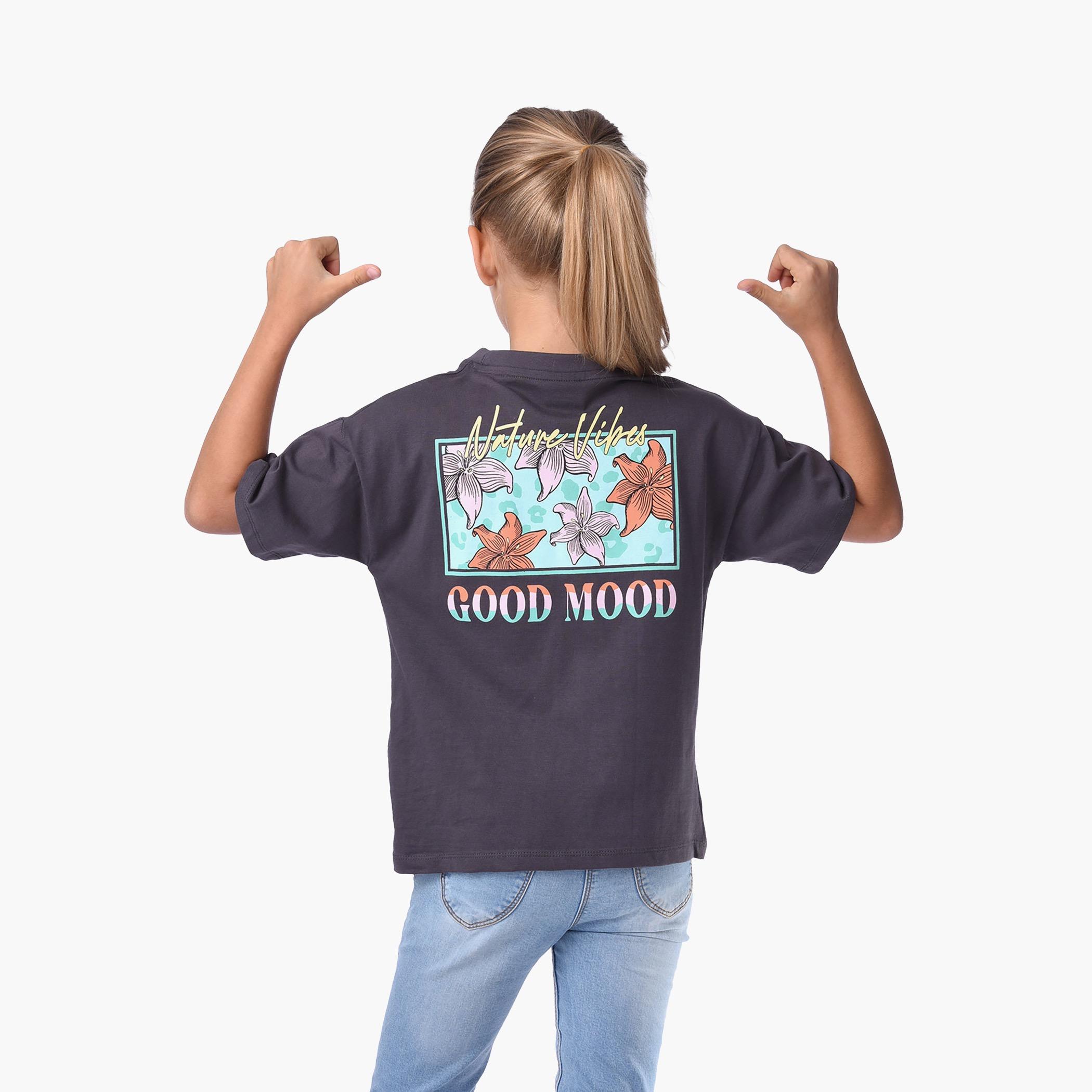 Victor and Jane Printed Short Sleeves T-Shirt-girls-clothing-tshirts-image-2