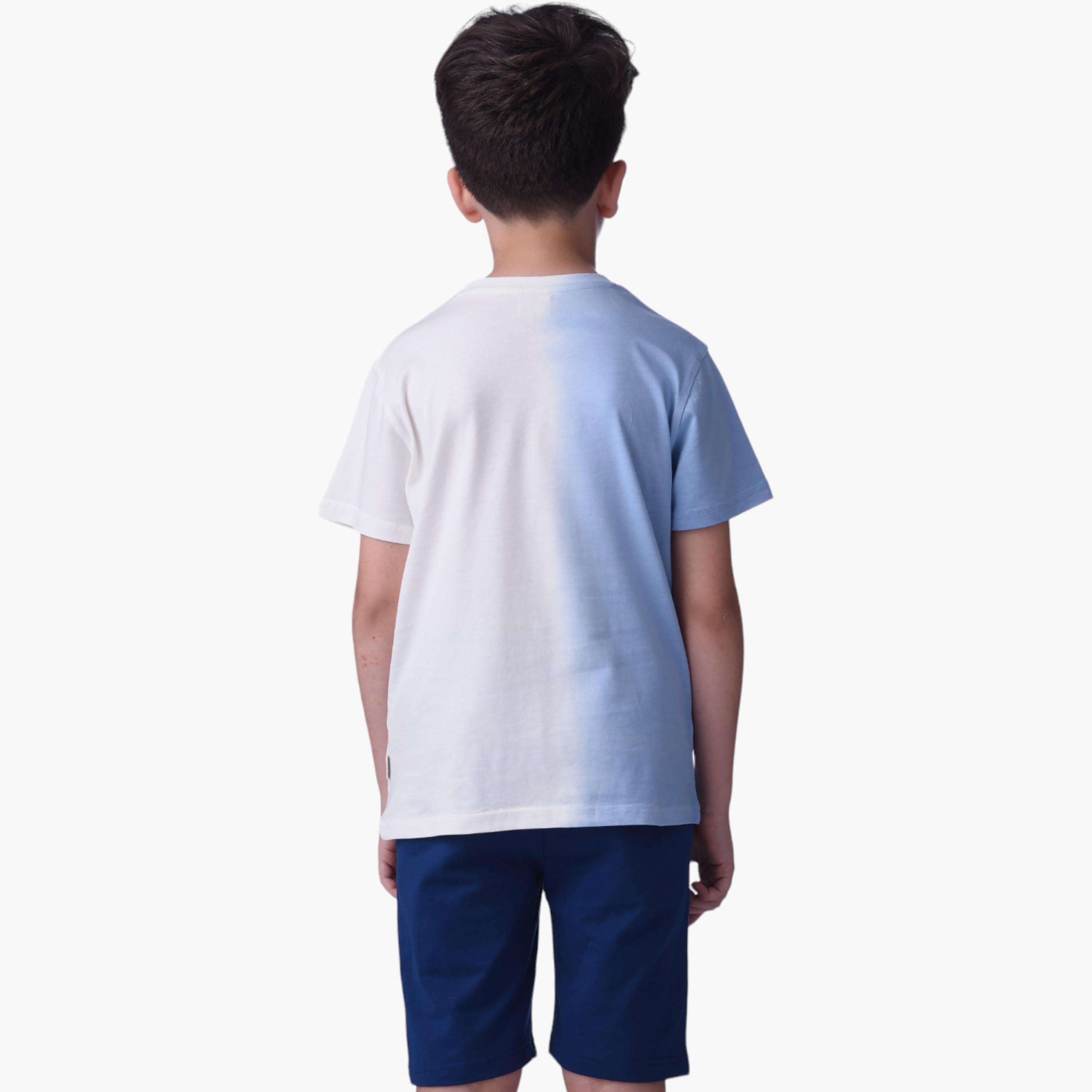 Victor and Jane Underwater Printed Short Sleeves T-Shirt & Shorts Set-boys-clothing-setsandcoords-image-3