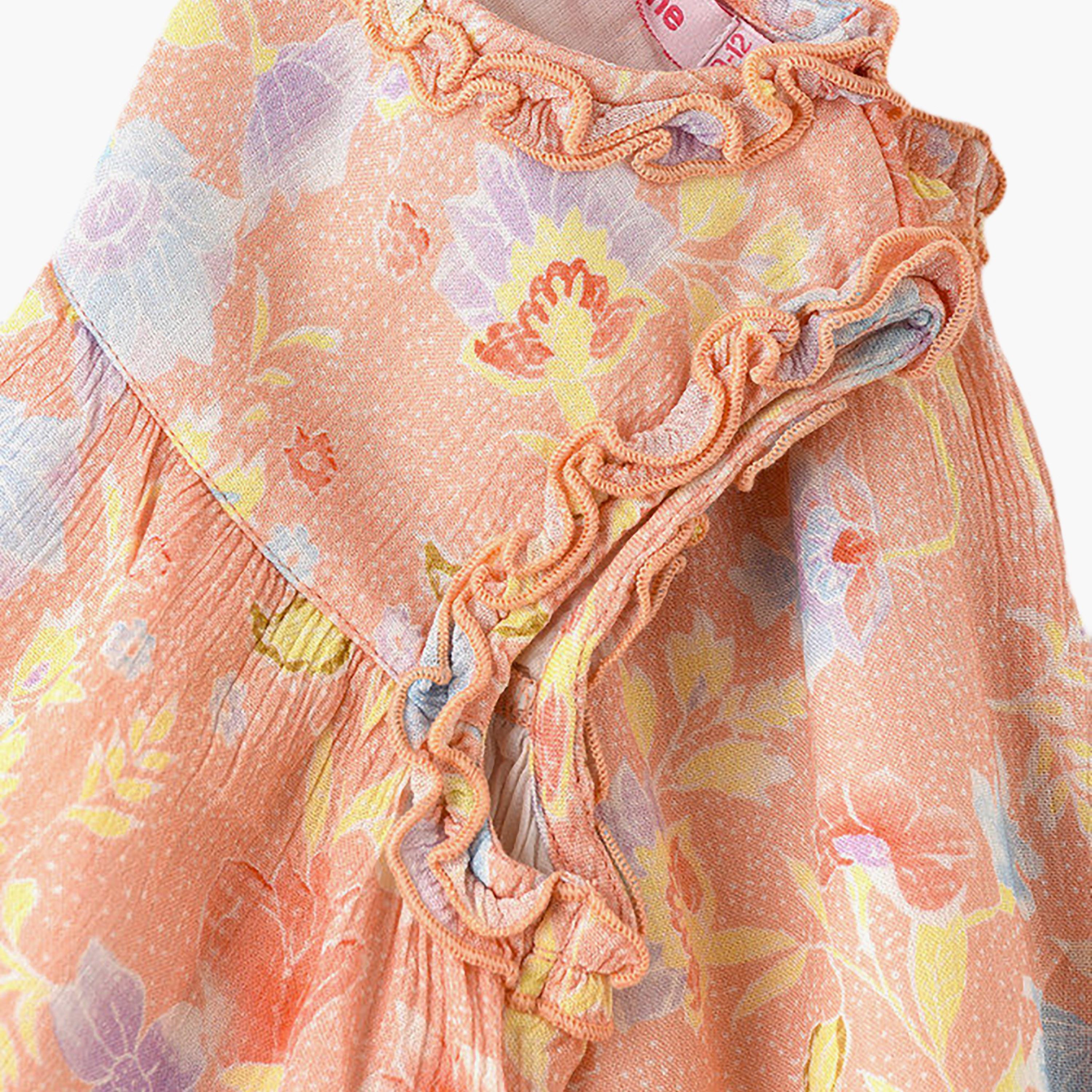 UniqKidz Viscose Sleeveless Floral Top-baby-girls-clothing-blousesandshirts-image-3