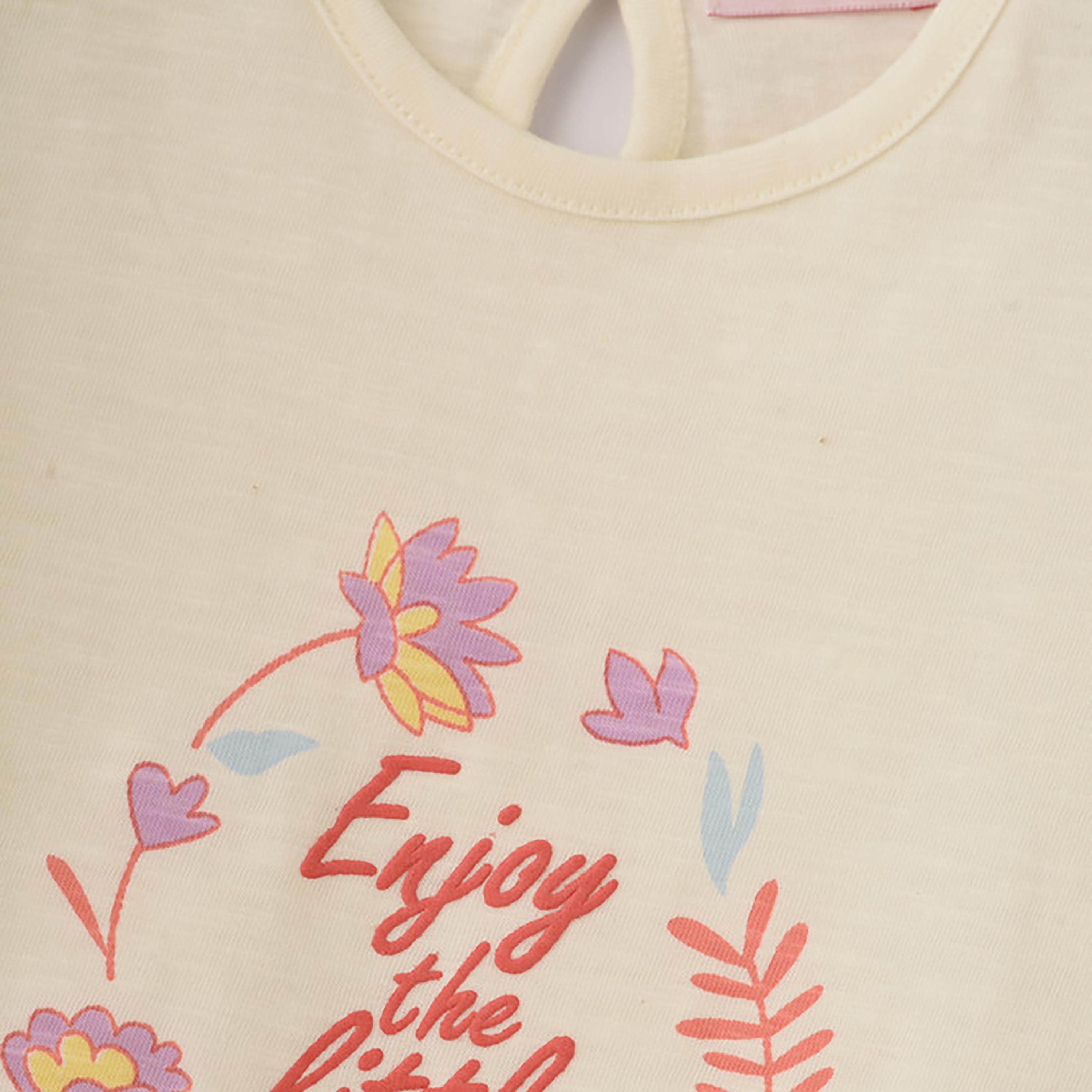UniqKidz Short Sleeves Slogan Printed Top-girls-clothing-blousesandshirts-image-3