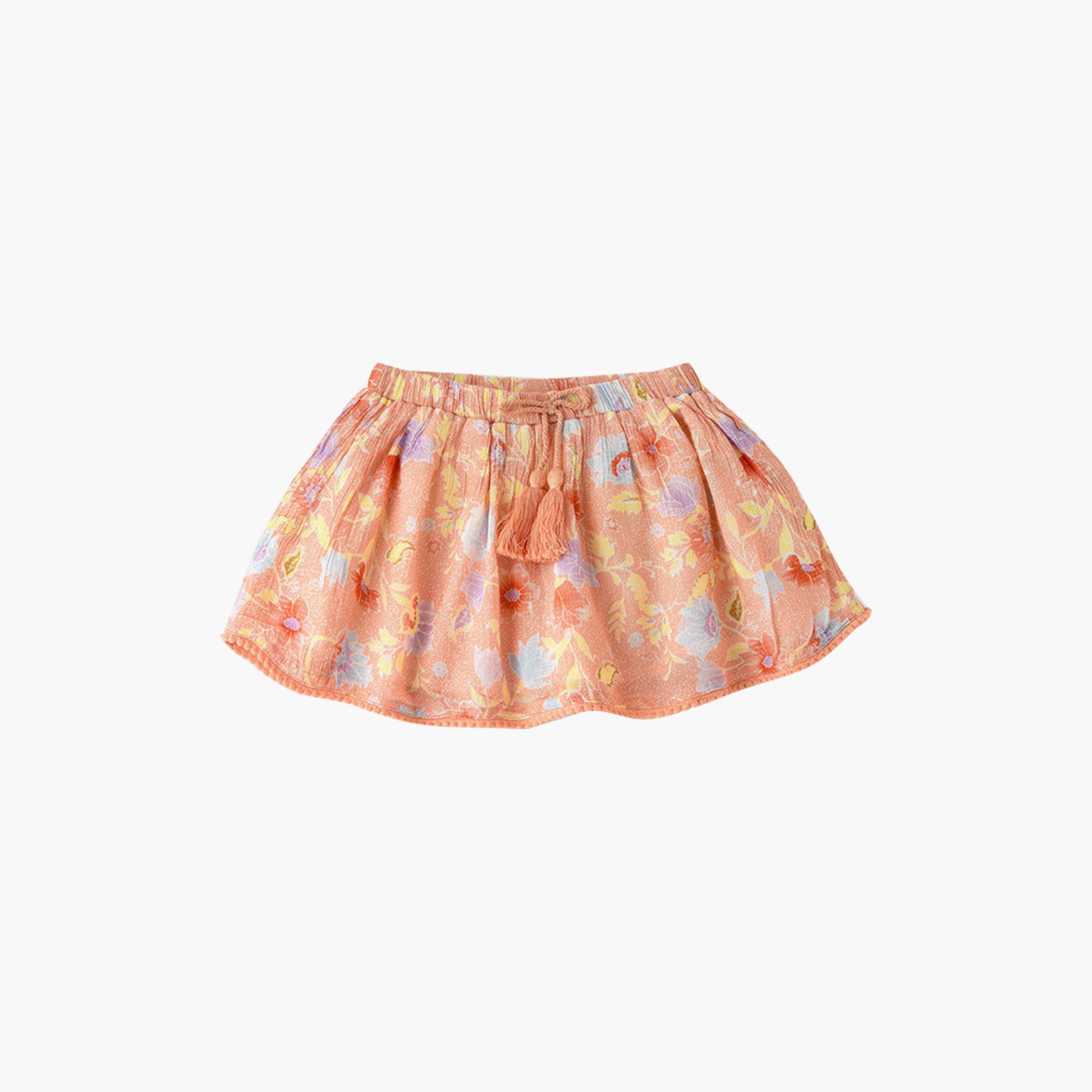 UniqKidz Cotton Floral Elasticated Skirt-baby-girls-clothing-bottoms-skirts-image-1