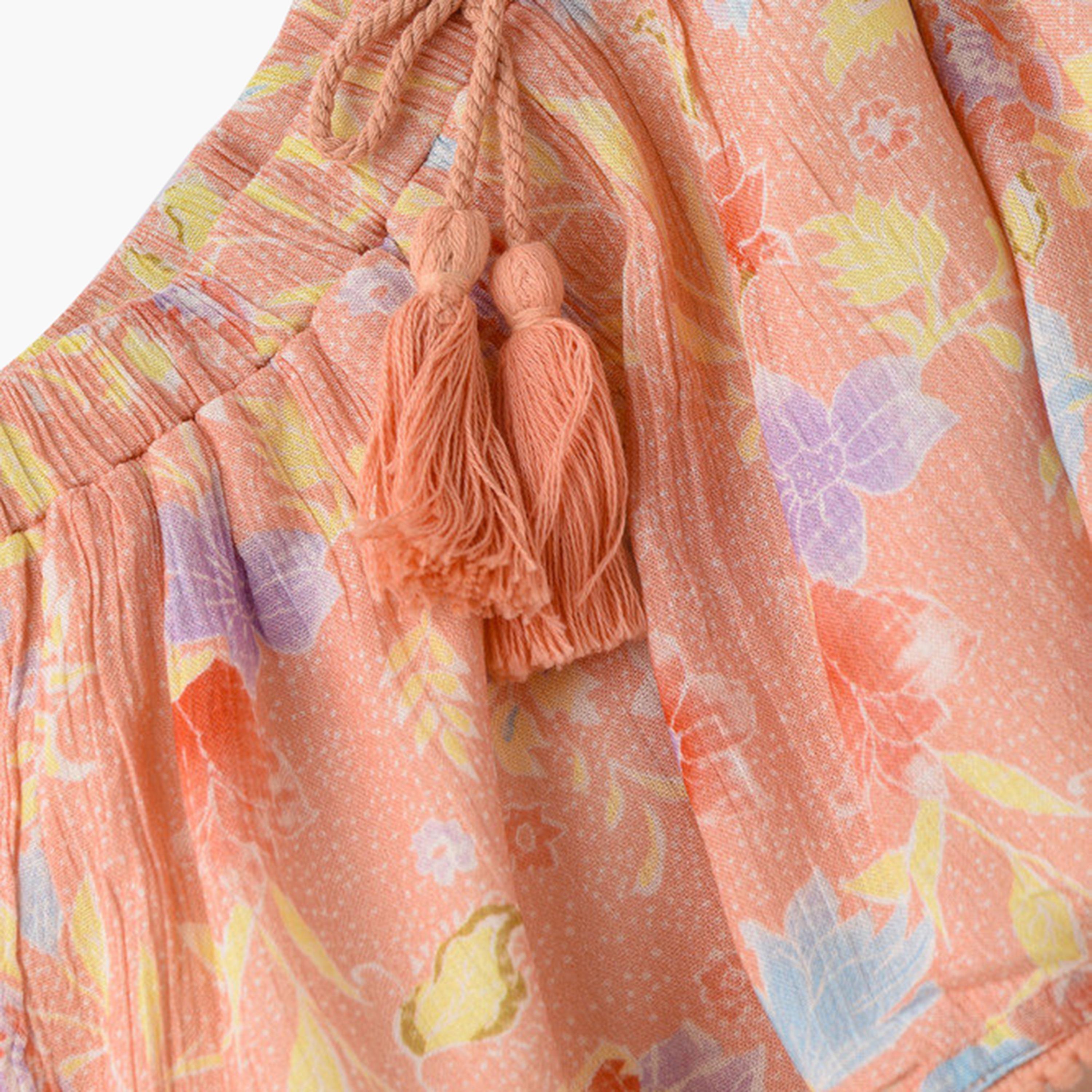 UniqKidz Cotton Floral Elasticated Skirt-baby-girls-clothing-bottoms-skirts-image-3