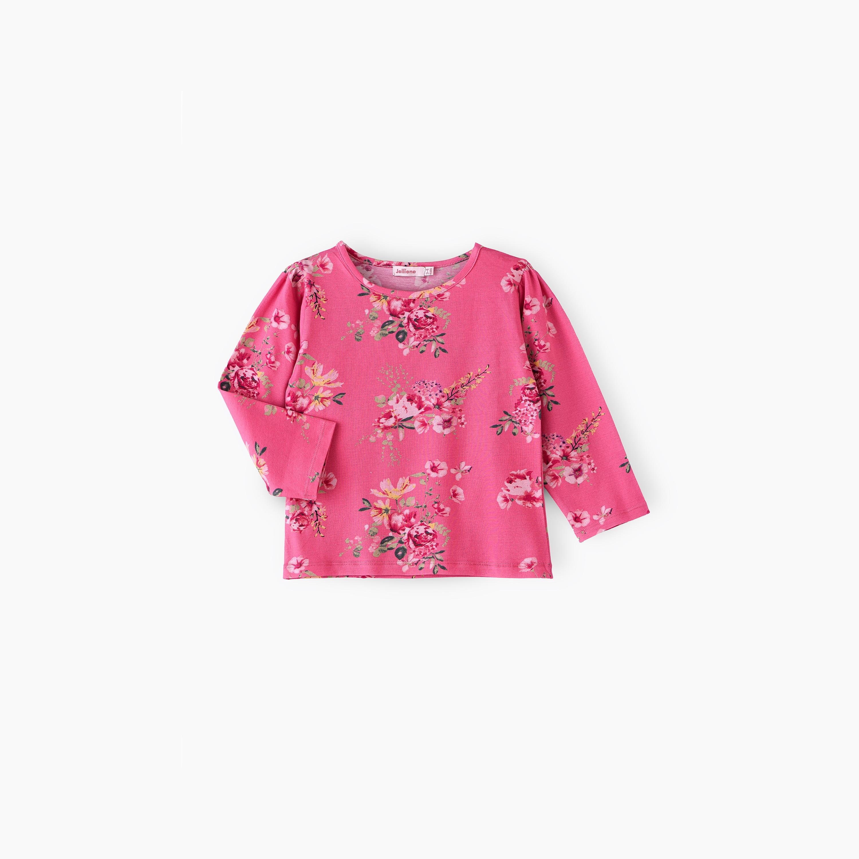 تي شيرت ناعم ومريح للبنات من يونيك كيدز-girls-clothing-tshirts-image-4