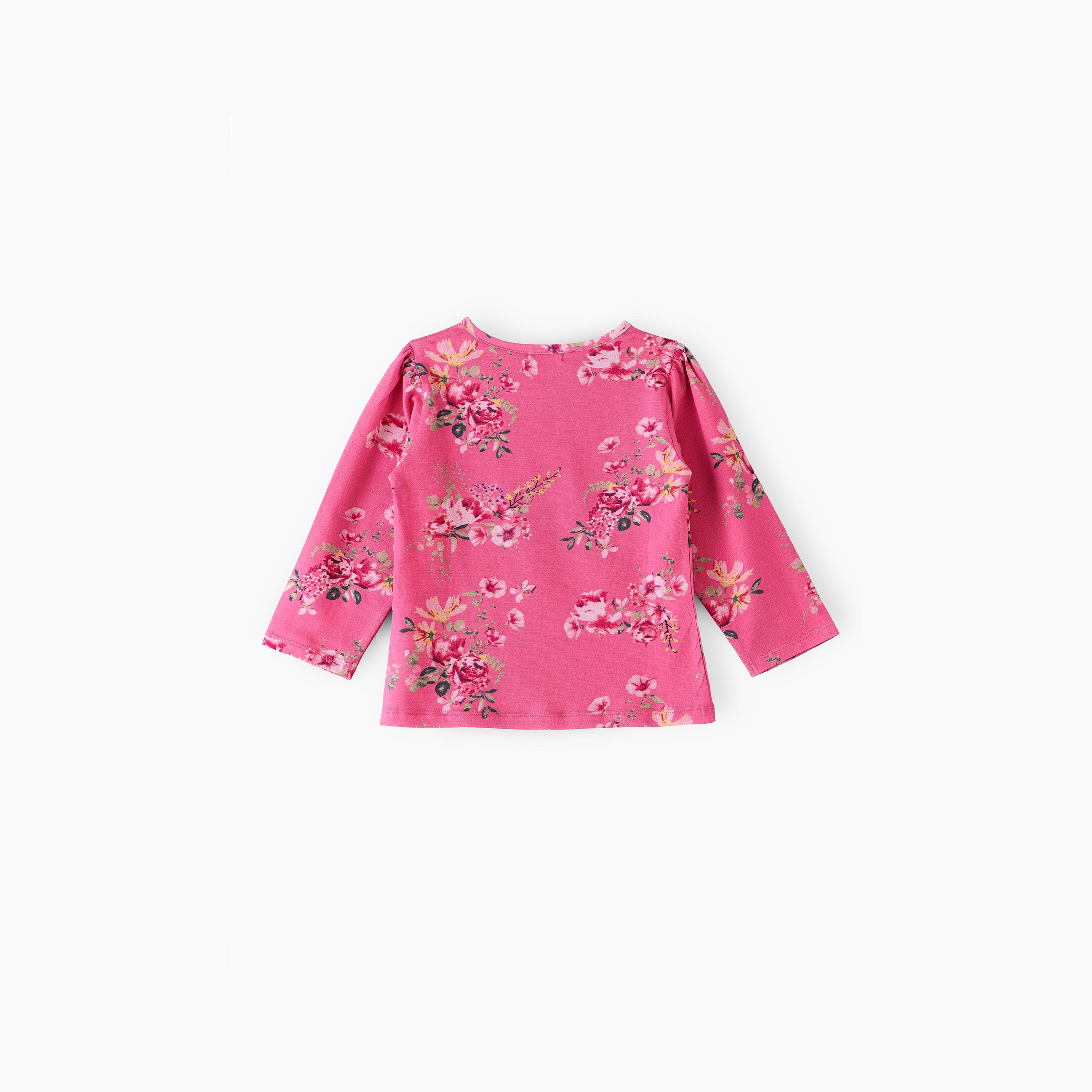 تي شيرت ناعم ومريح للبنات من يونيك كيدز-girls-clothing-tshirts-image-2